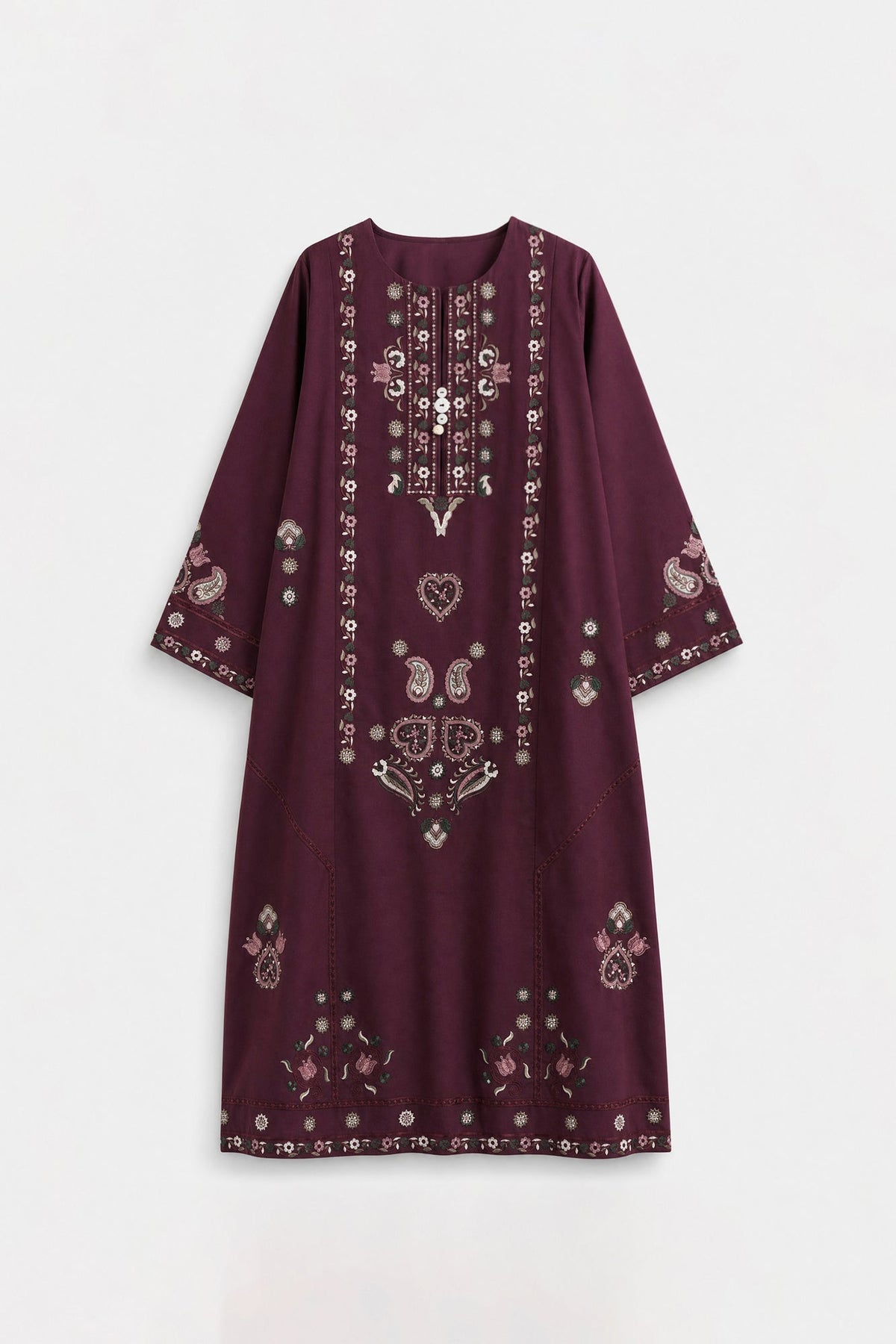 EMBROIDERED DRESS (E9377/102/517)