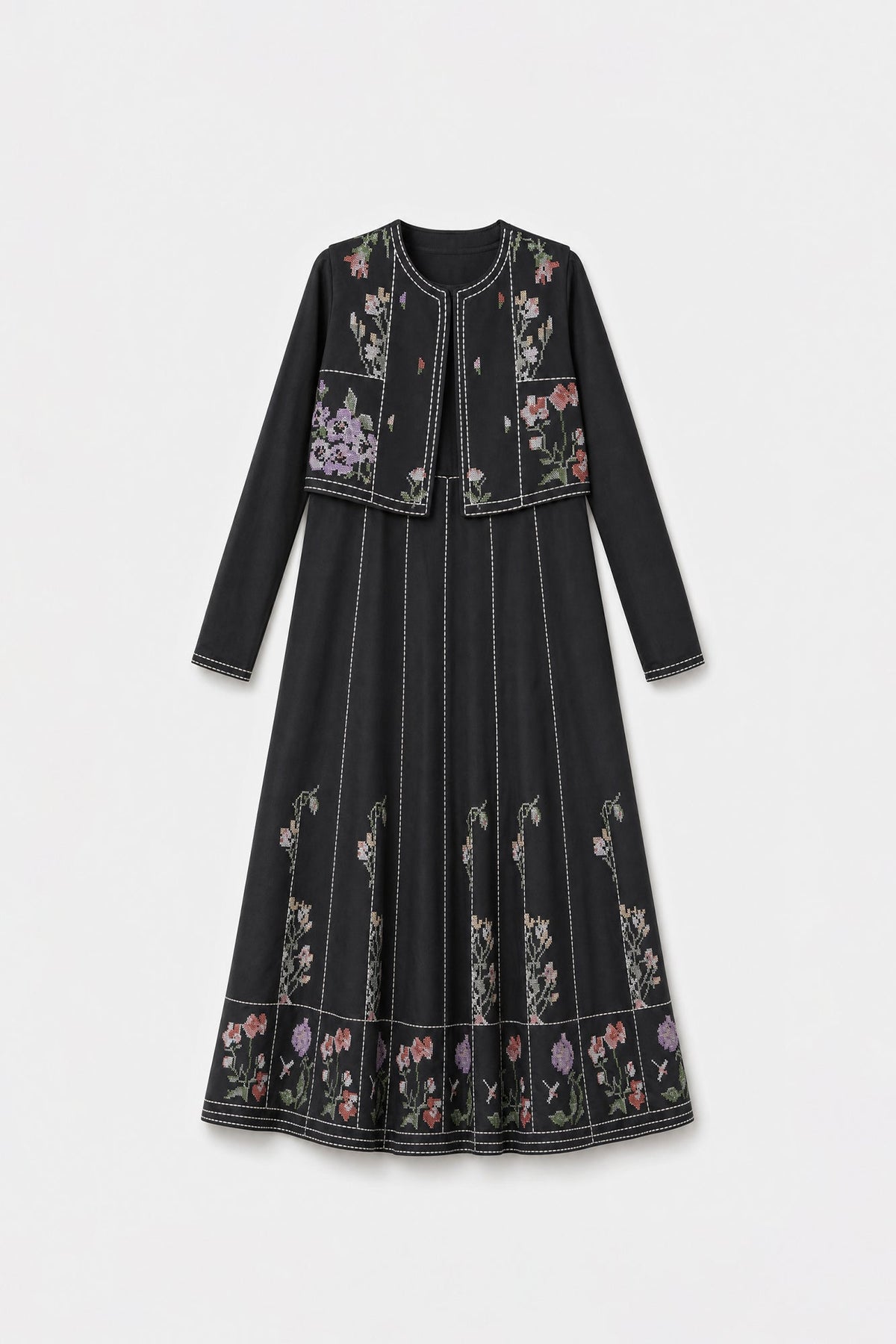 EMBROIDERED DRESS (E9405-102-902)