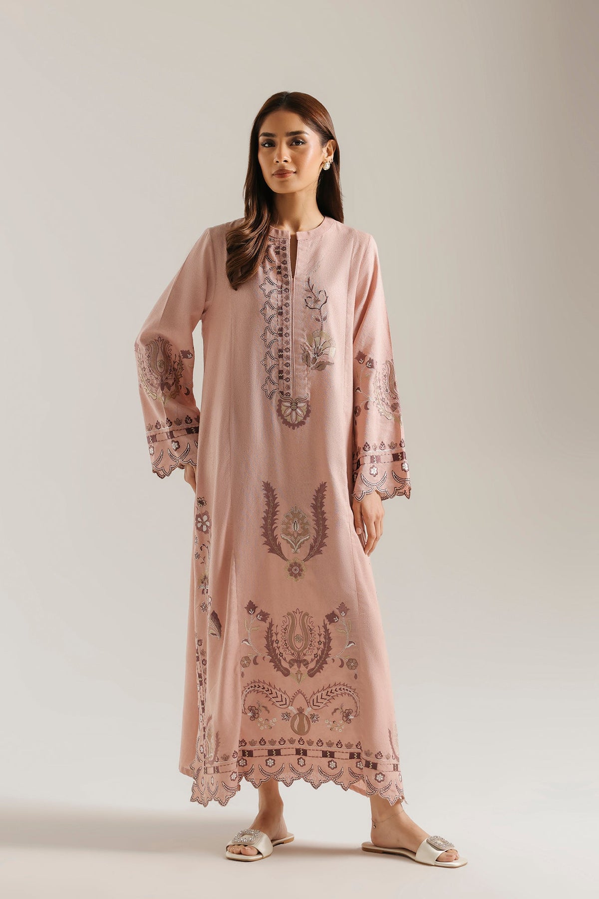EMBROIDERED DRESS (E9409-102-427)