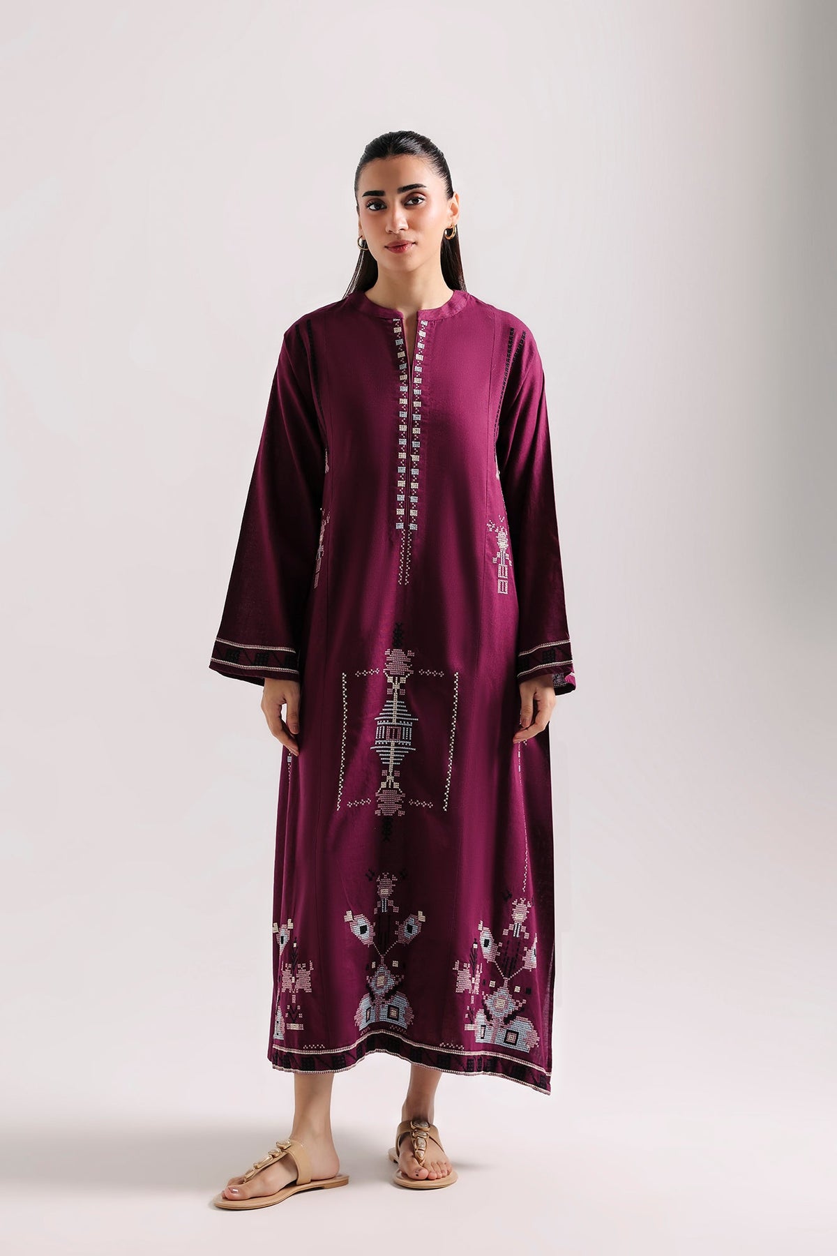 EMBROIDERED DRESS (E9488-102-516)
