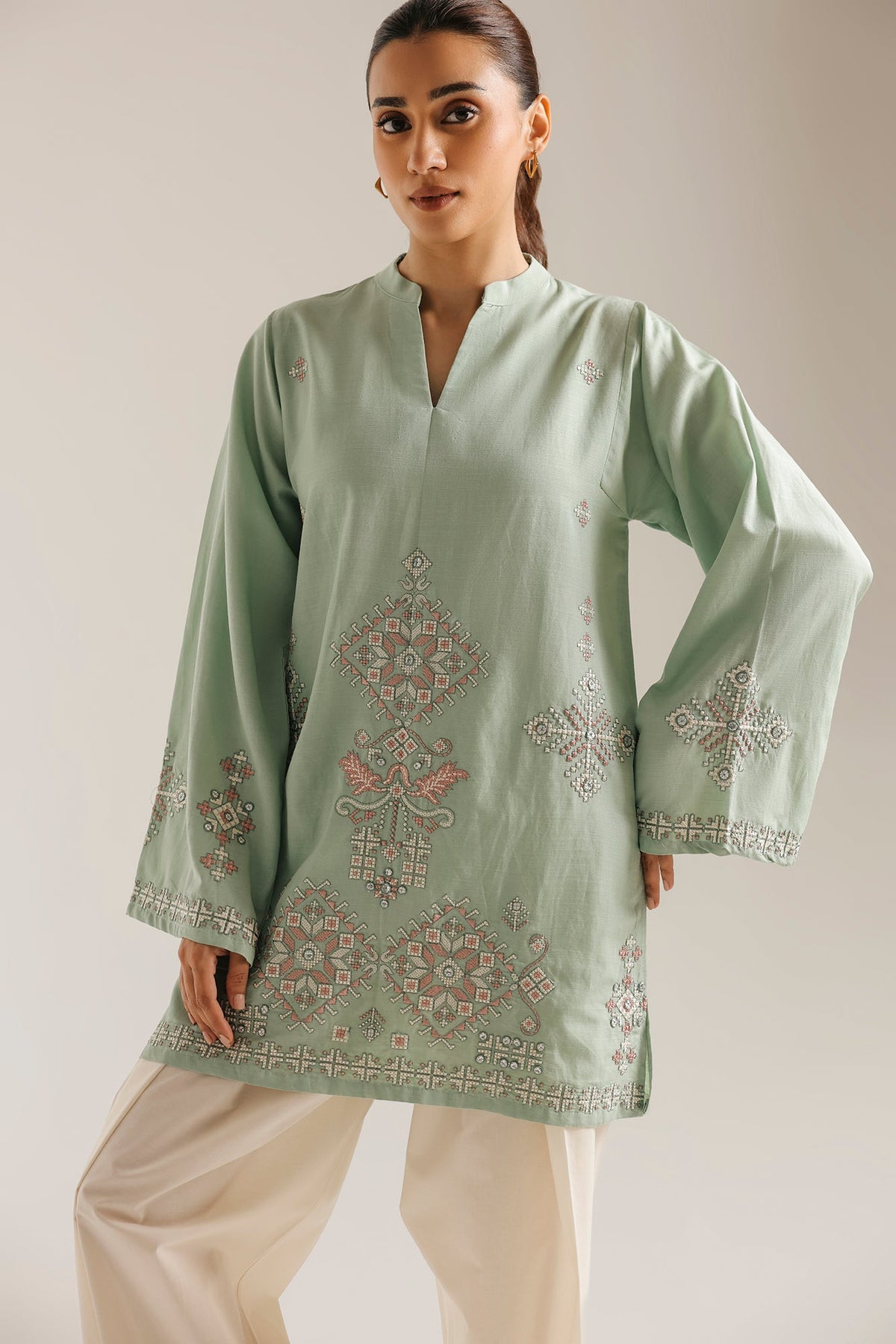 EMBROIDERED KURTI (E9603-102-130)