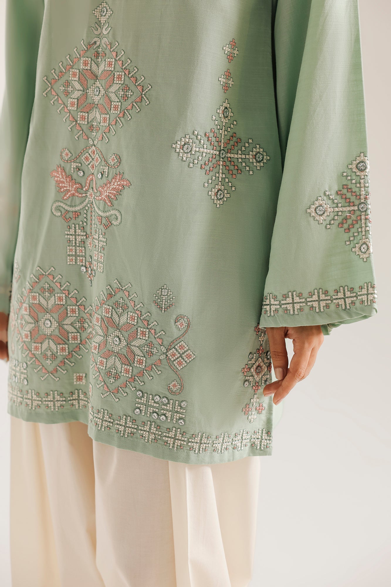 EMBROIDERED KURTI (E9603-102-130)