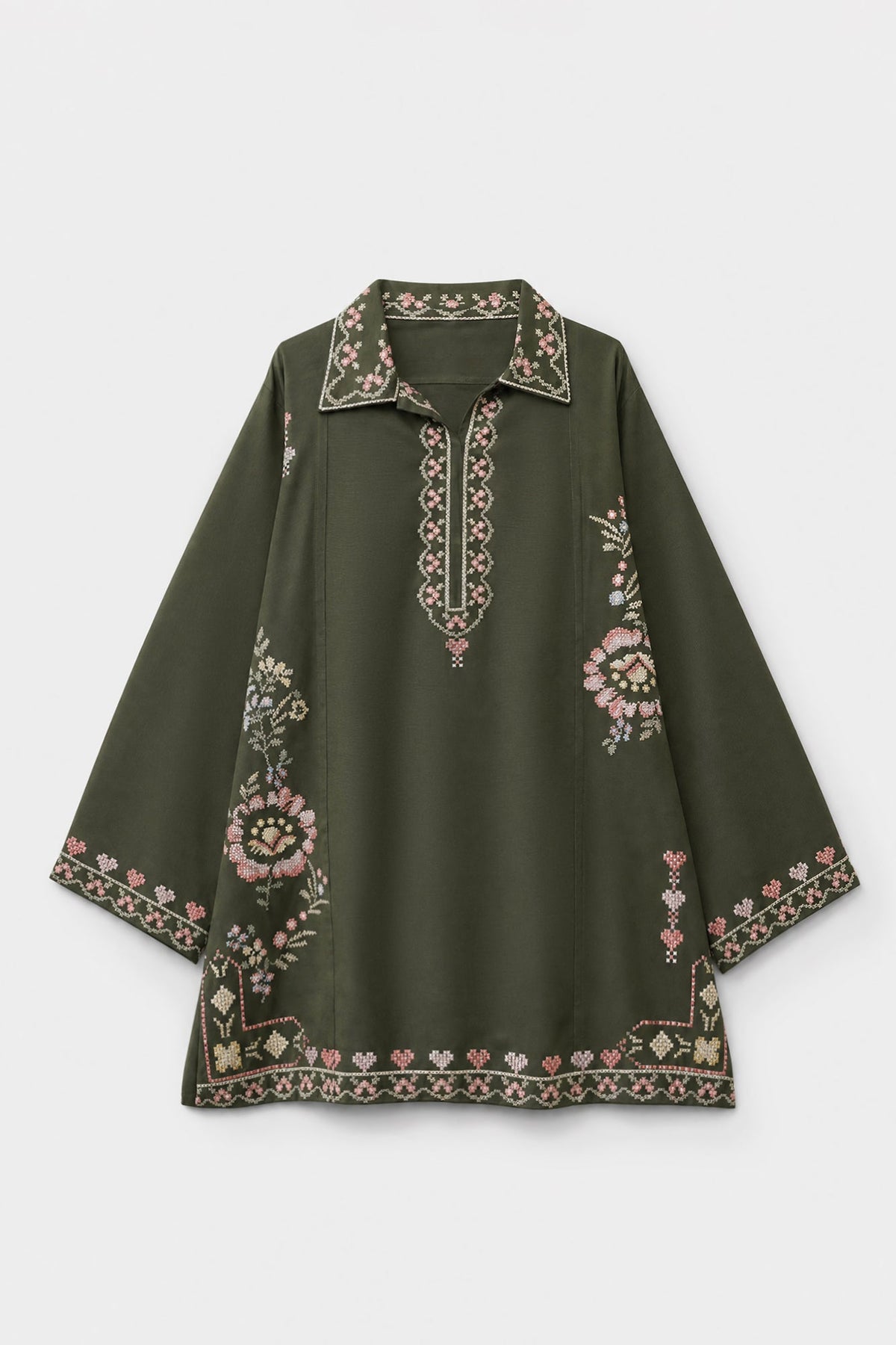 EMBROIDERED KURTI (E9605-102-120)