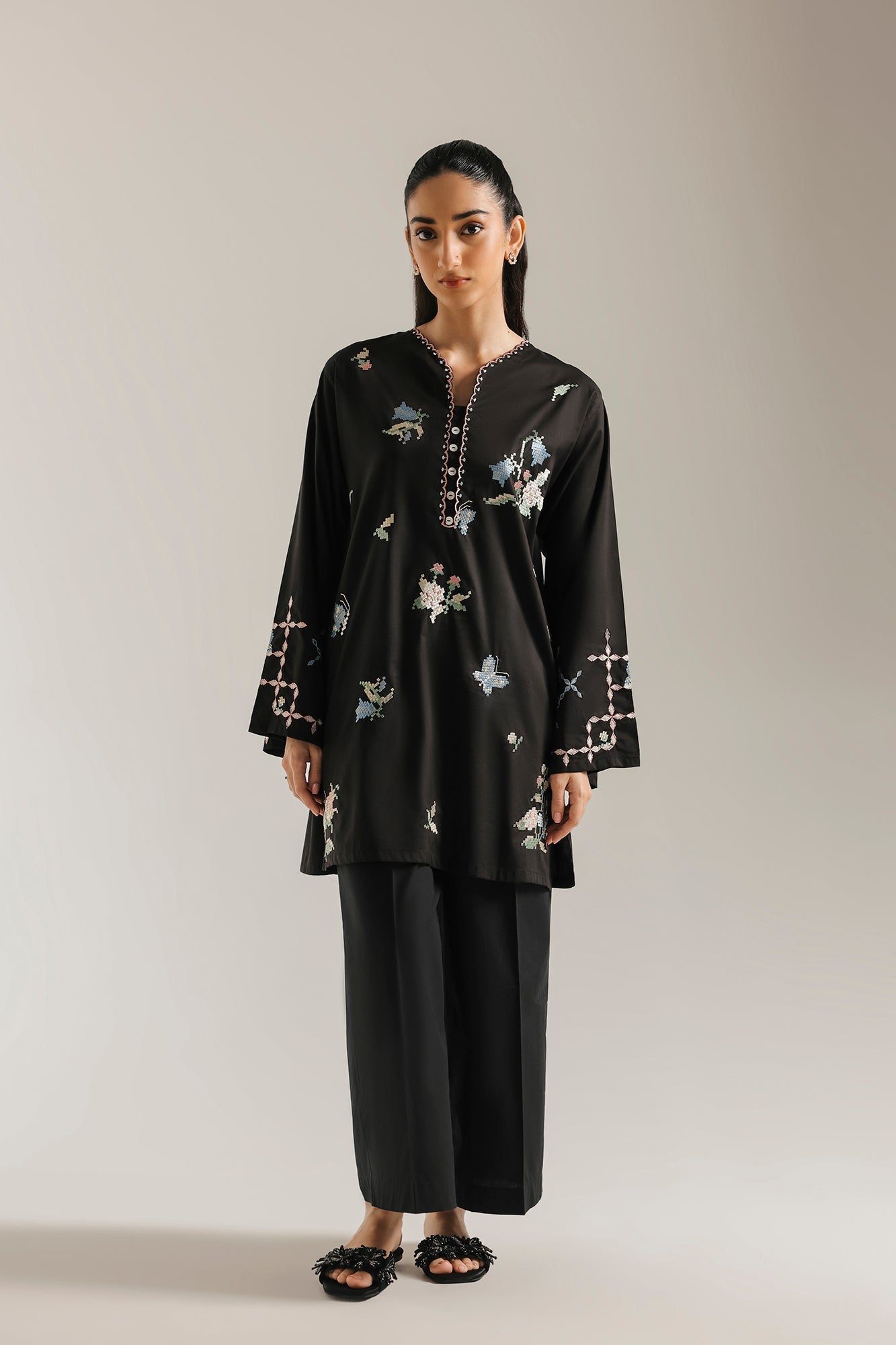 EMBROIDERED KURTI (E9608-102-902)