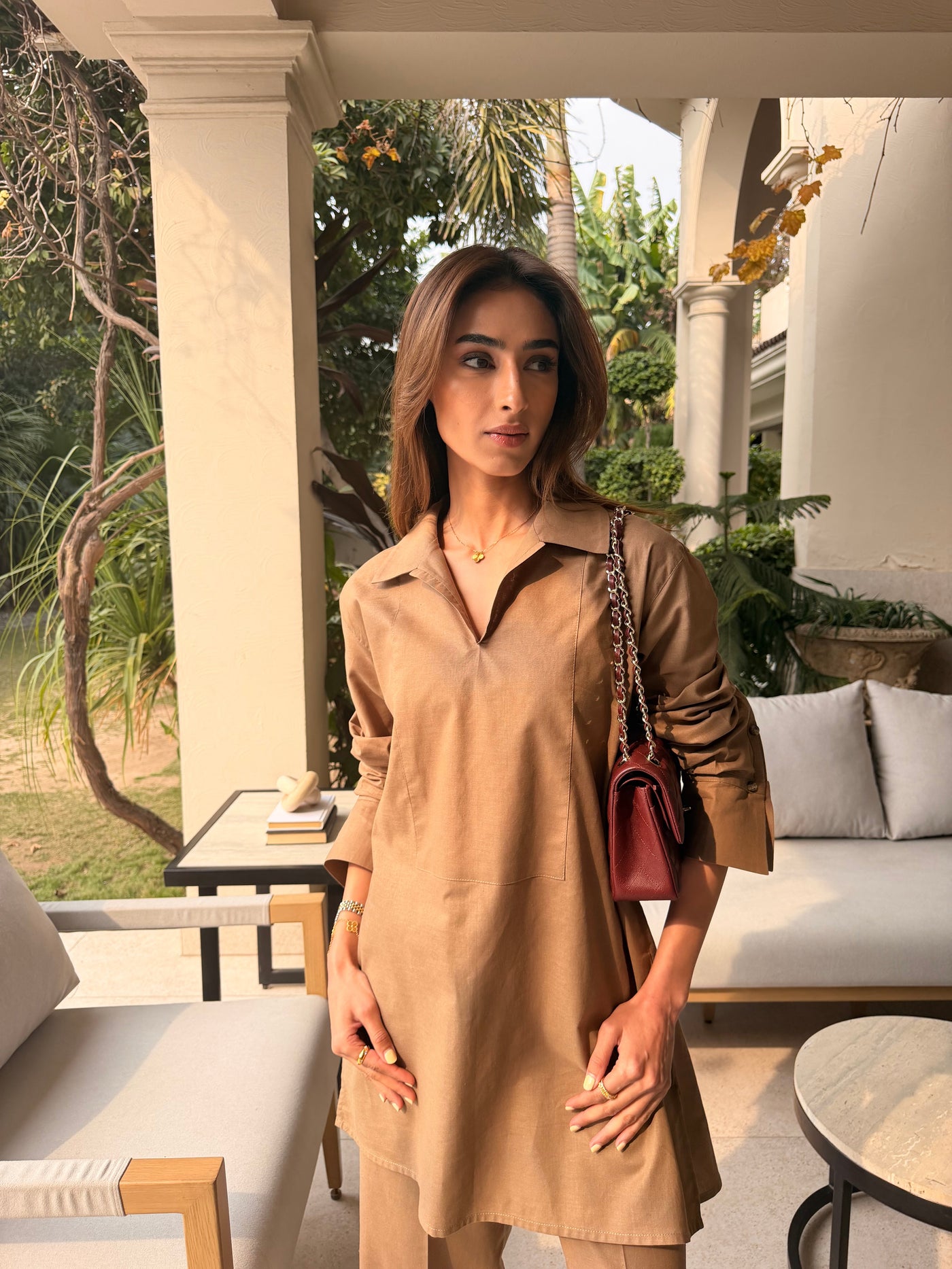 Taupe Linen Willow Set