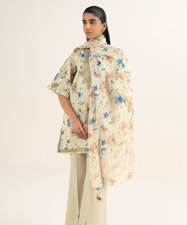 3 Piece - Embroidered Lawn Suit