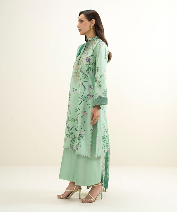 3 Piece - Embroidered Lawn Suit