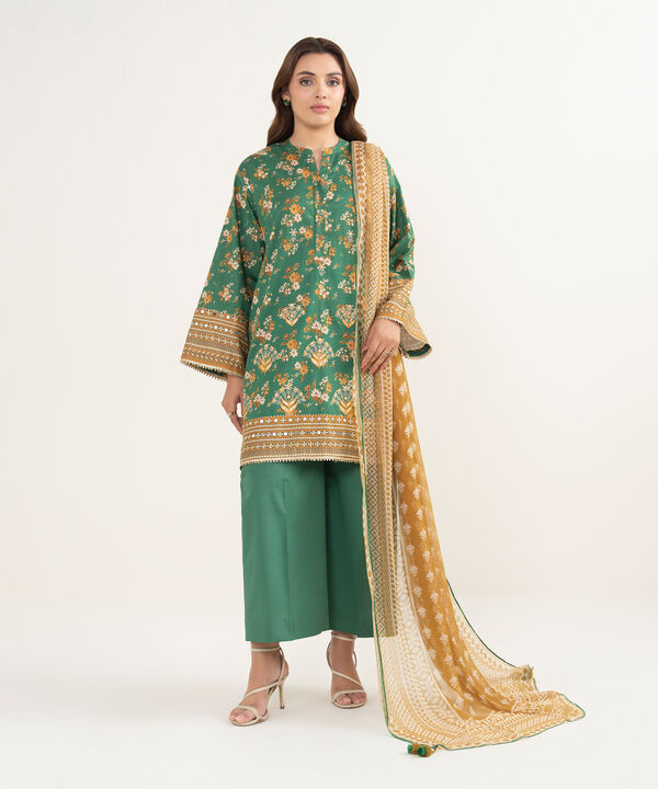 3 Piece - Embroidered Lawn Suit
