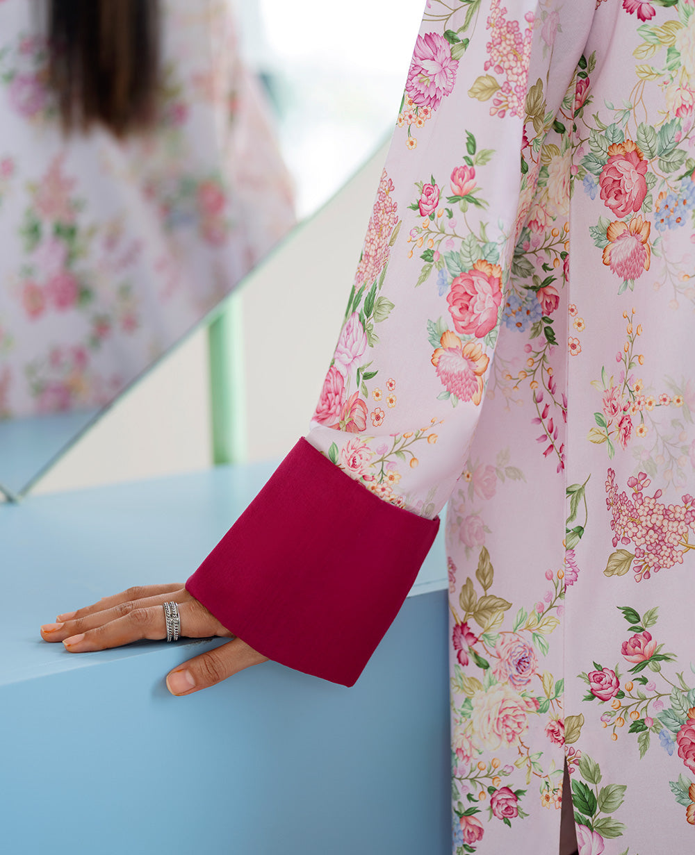 Ophelia Onyx Crepe Kaftan