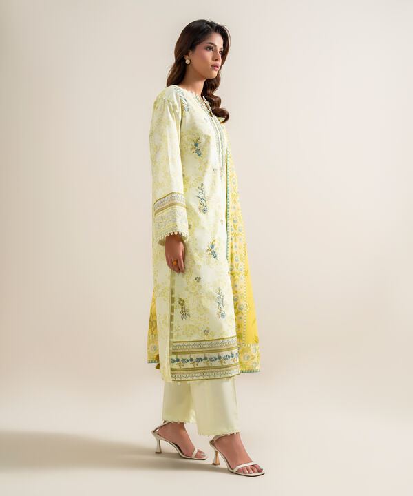 3 Piece - Embroidered Lawn Suit