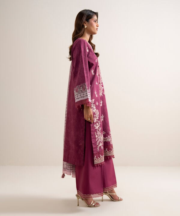 3 Piece - Embroidered Lawn Suit