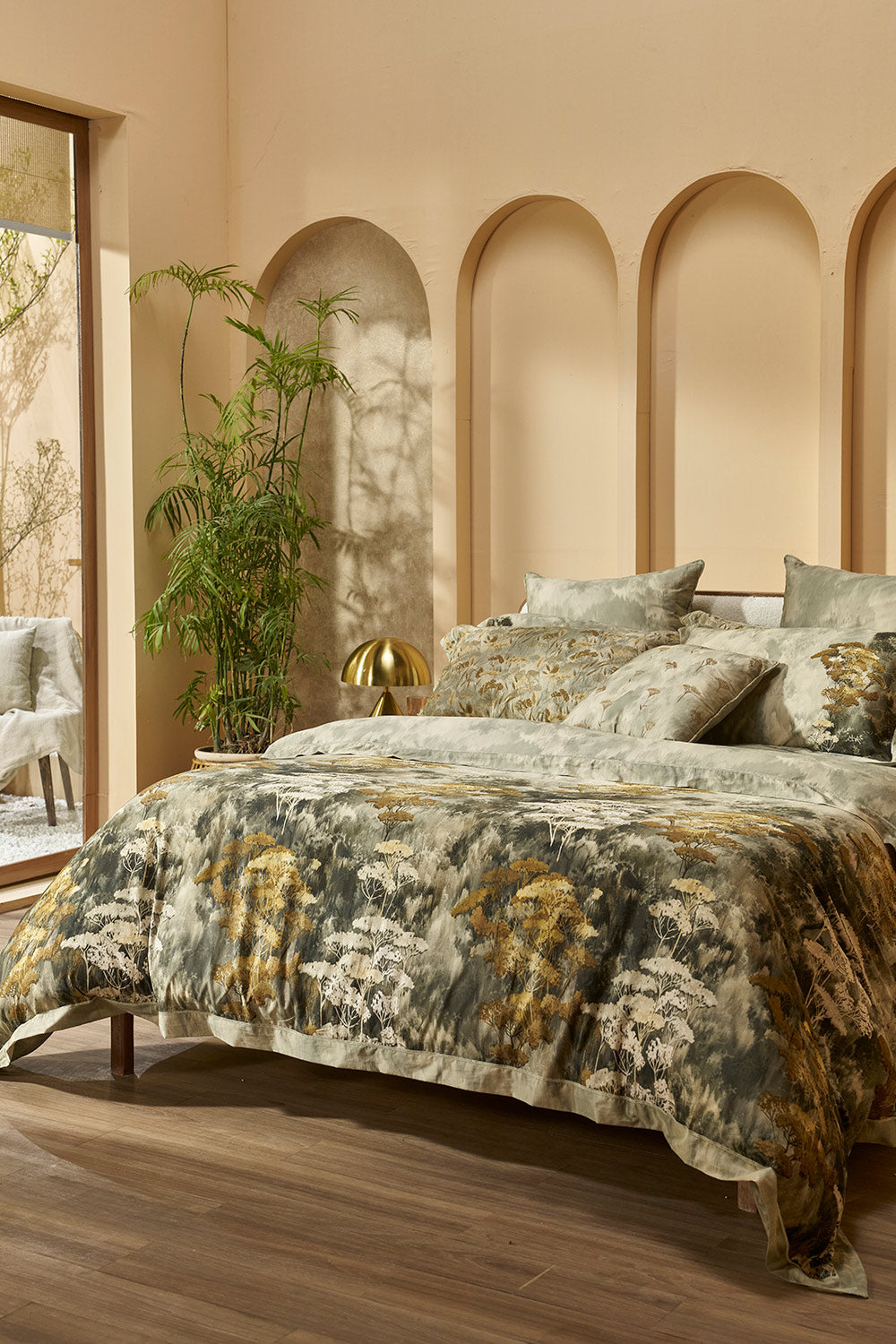 Indus Valley Cotton Edenia Quilt Cover Set