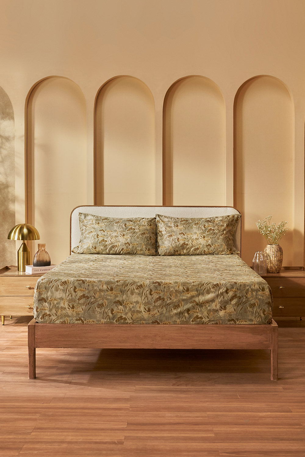 Indus Valley Cotton Edenia Bed Sheet Set