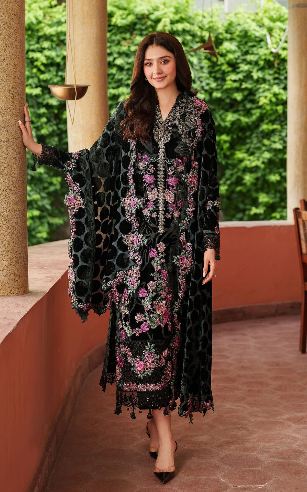 Eira LWC25-02 | 3pcs Embroidered Unstitched Winter