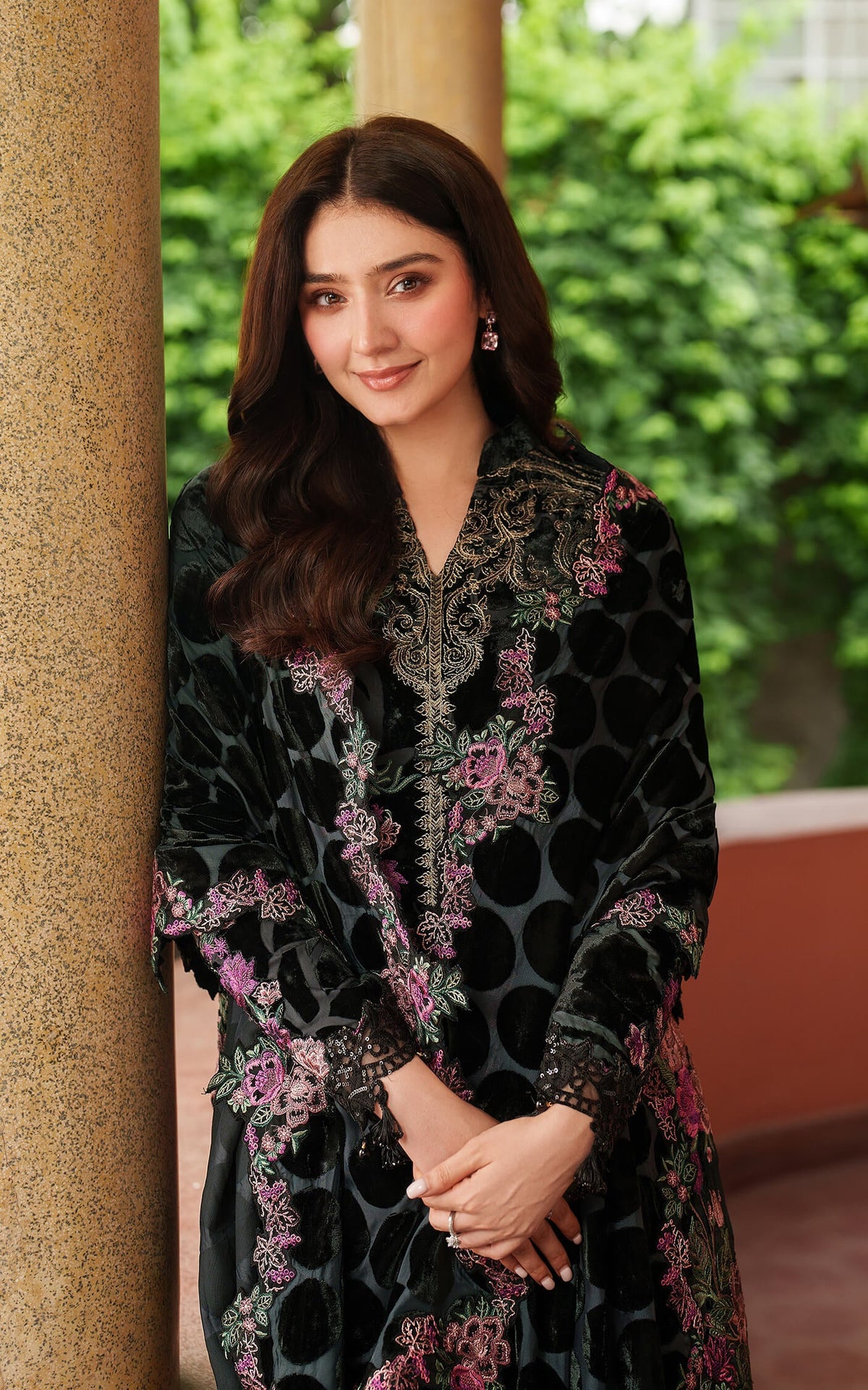 Eira LWC25-02 | 3pcs Embroidered Unstitched Winter