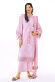 3 Piece Embroidered Swiss Voile Suit with Embroidered Chiffon Dupatta