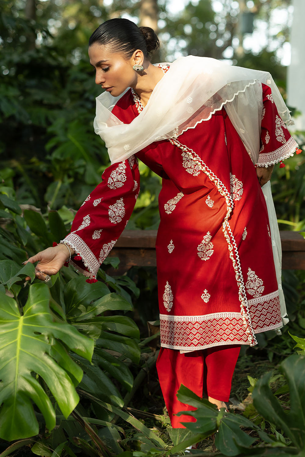 Embroidered Viscose Marina Shirt