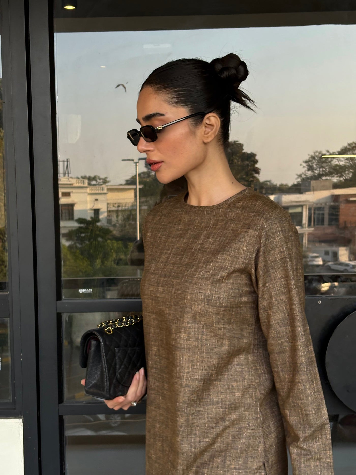 Deep Heathered Brown G-Suit