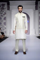 Raw Silk Embroidered Waist Coat