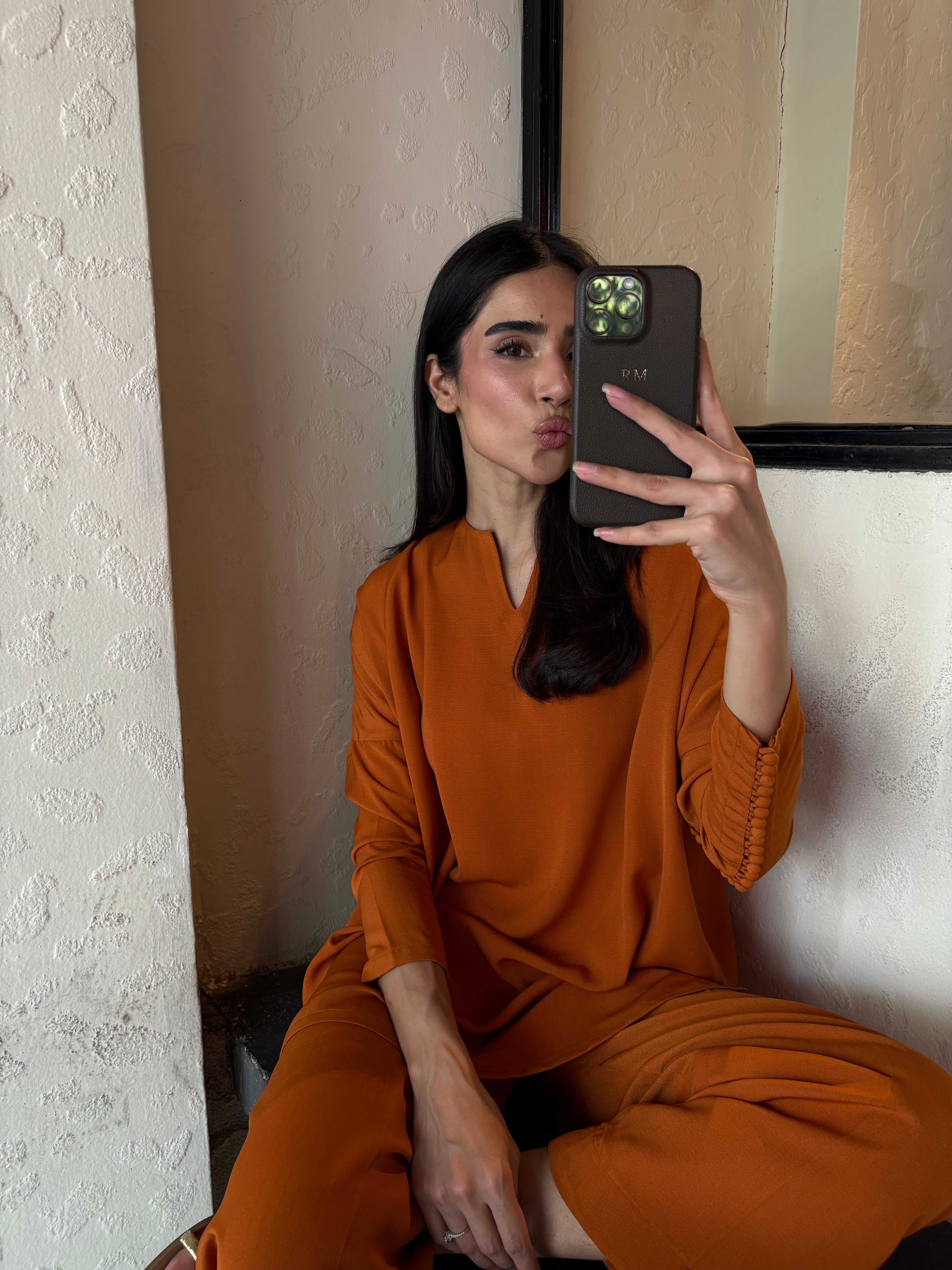 Burnt Orange Gabby Set