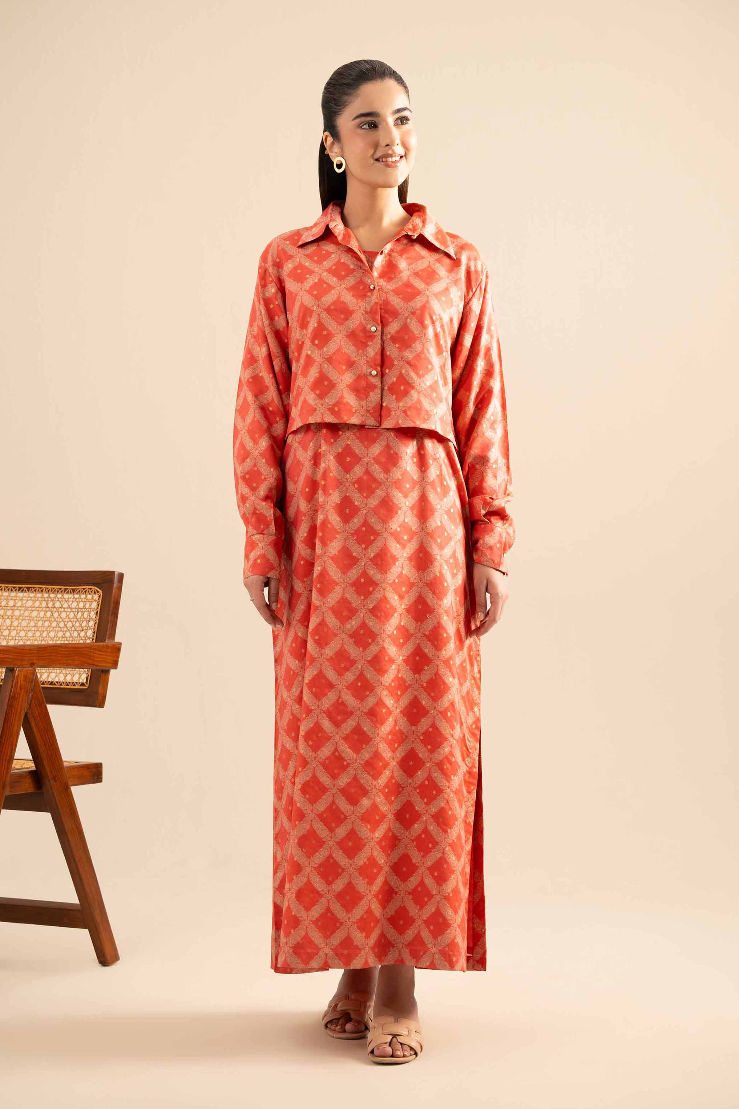 2 Piece - Printed Suit - FE25-109