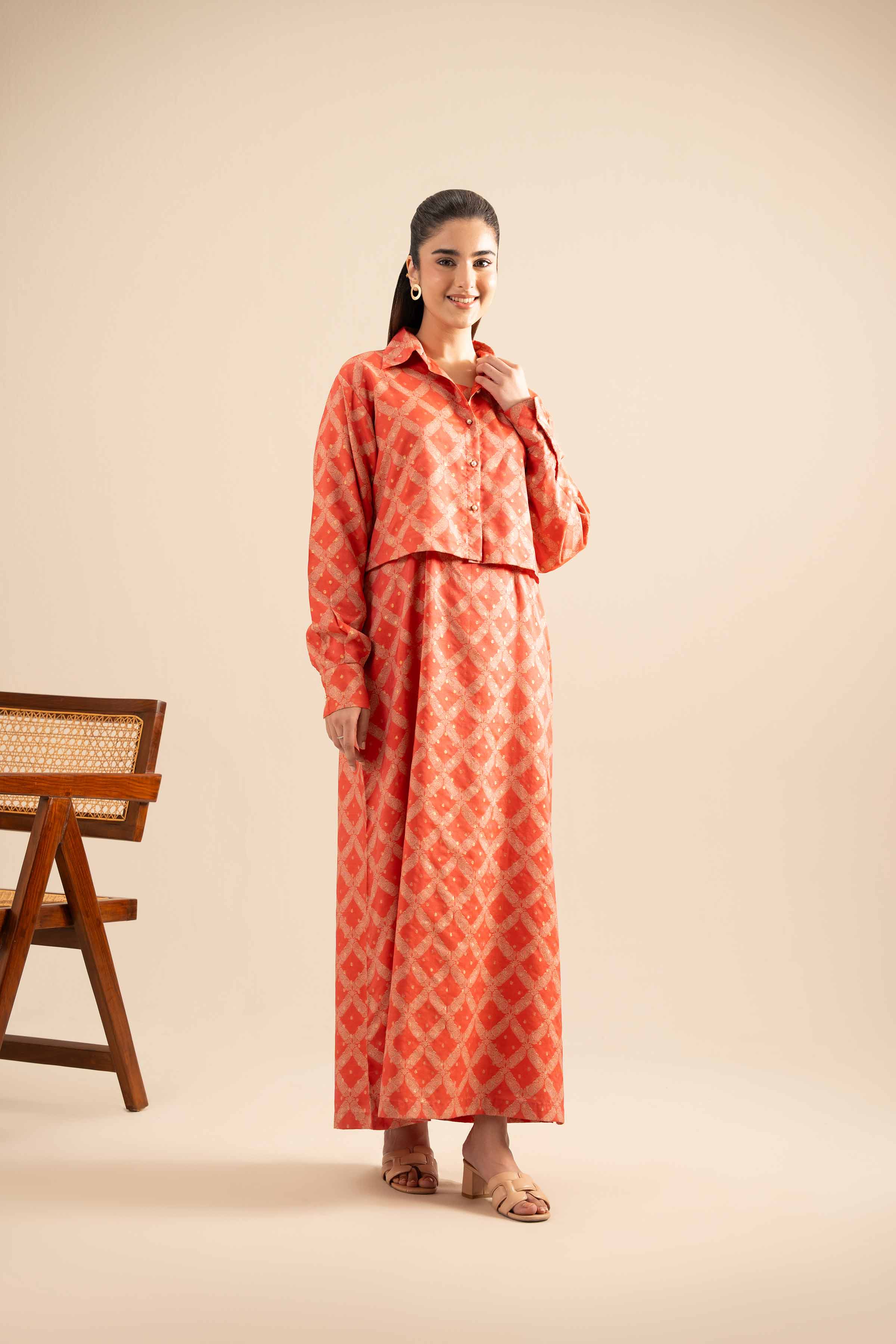 2 Piece - Printed Suit - FE25-109