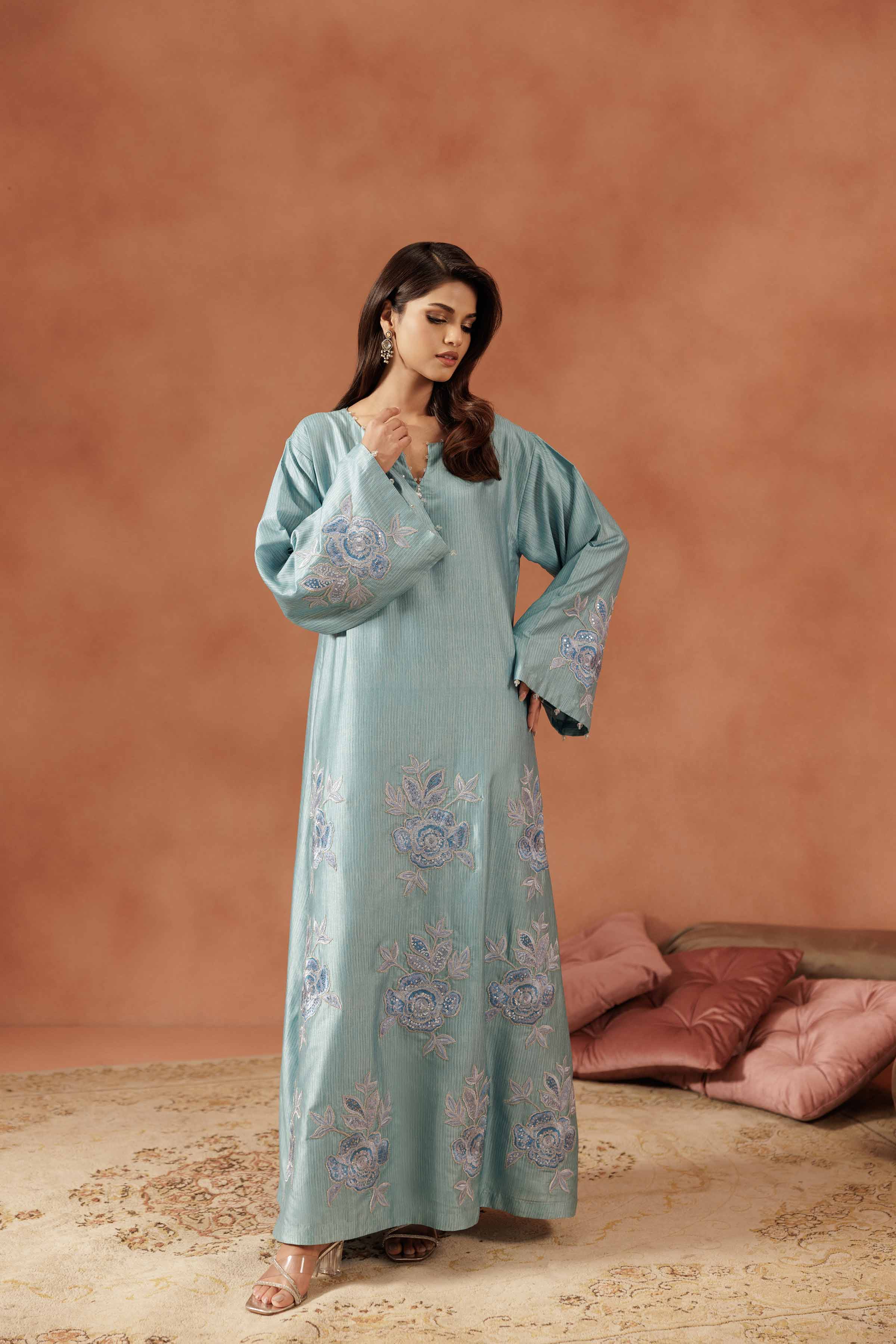 Embroidered Dress - FE25-59