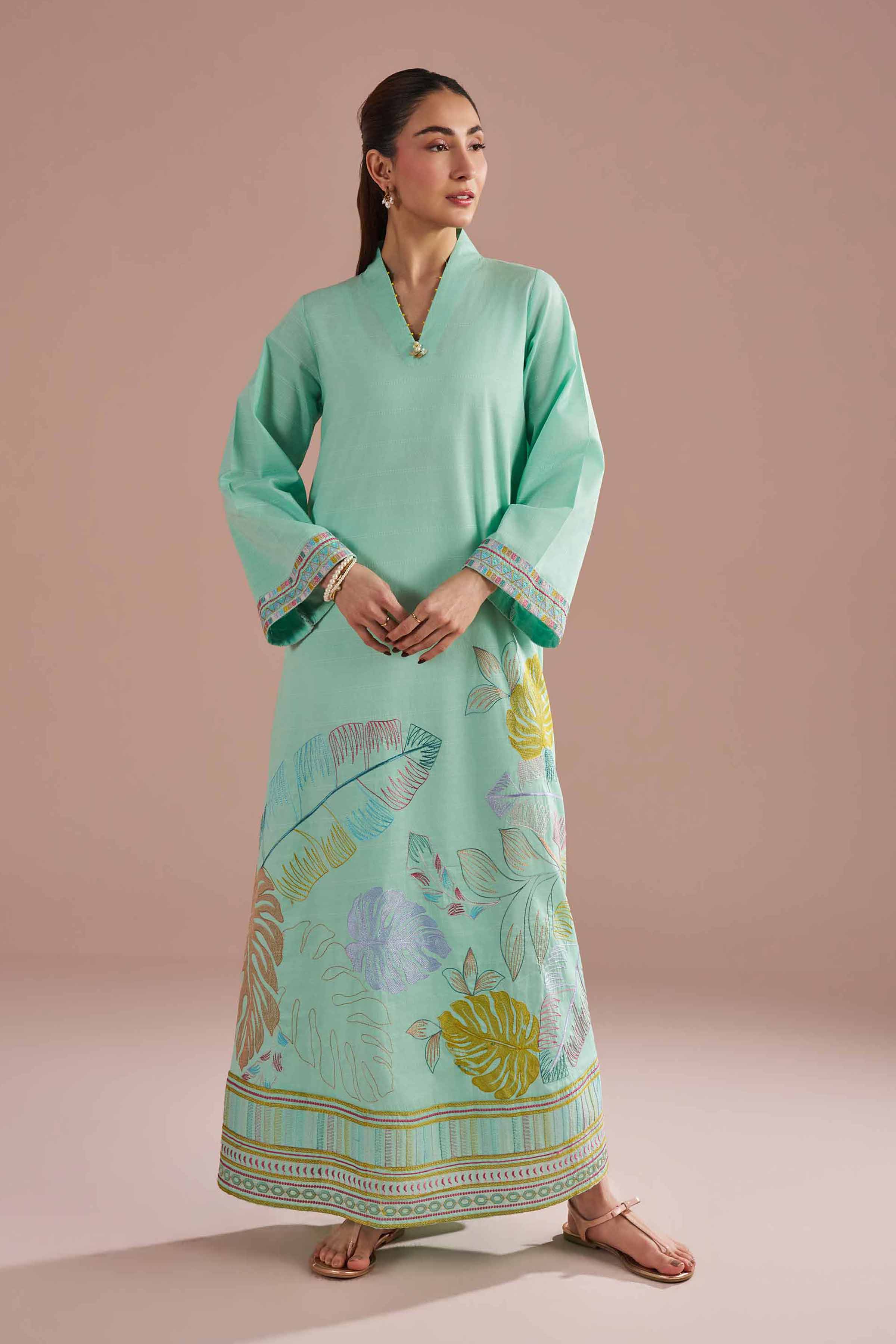 Embroidered Dress - FE26-30