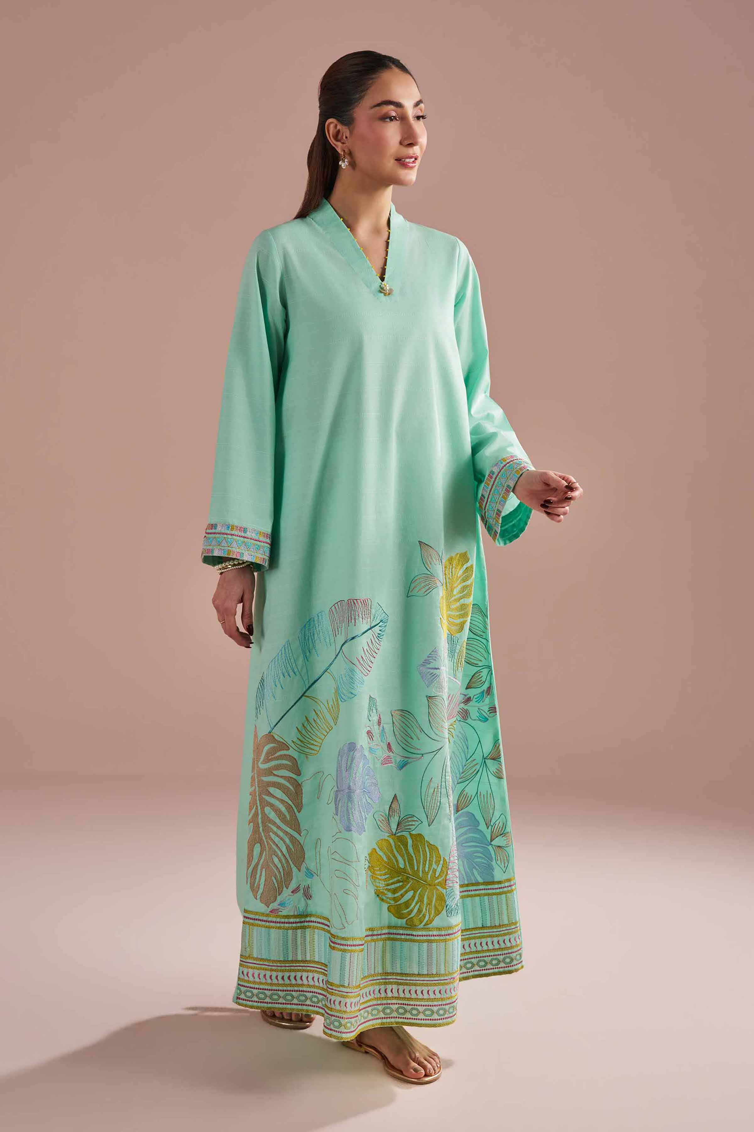 Embroidered Dress - FE26-30