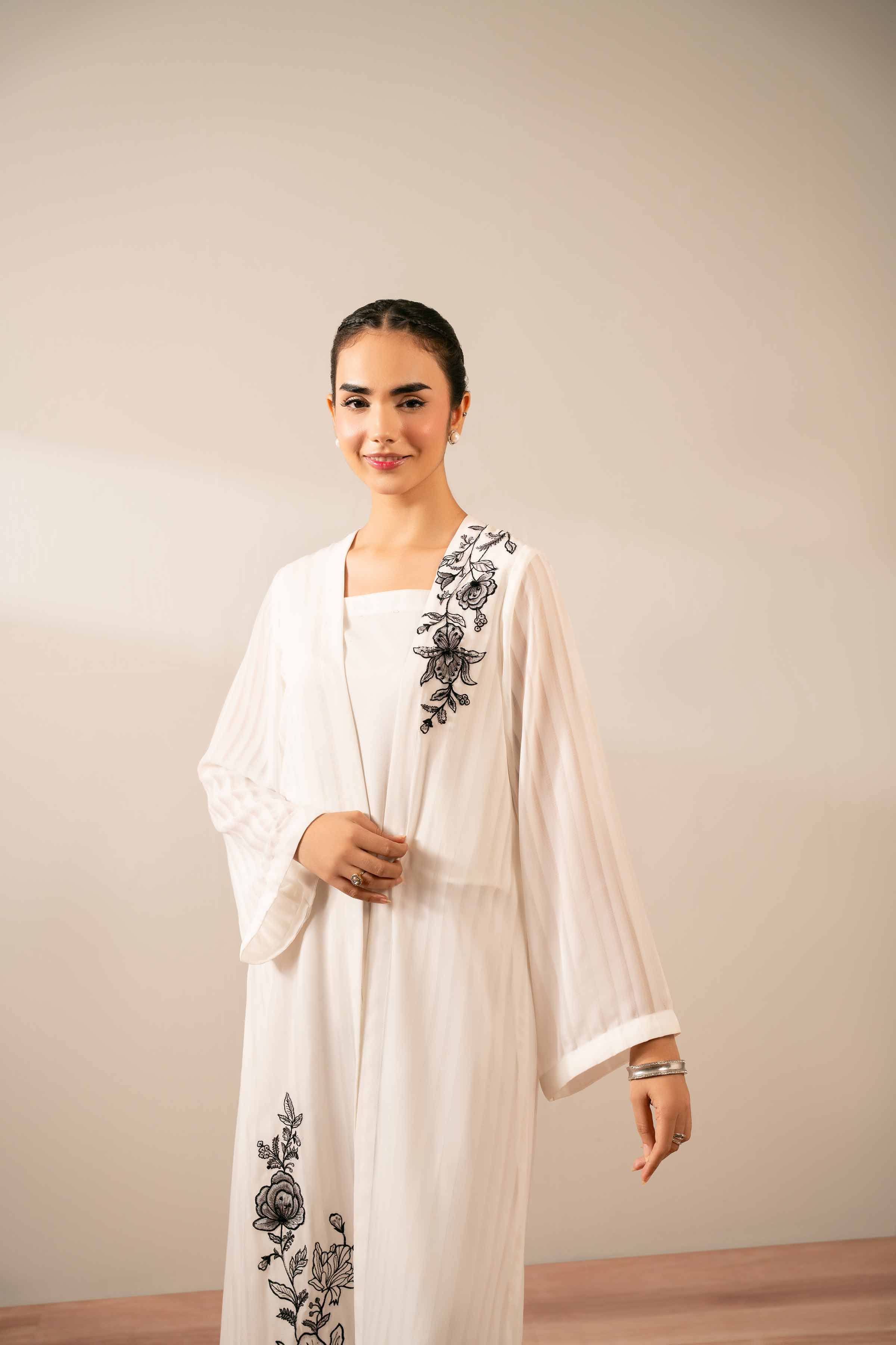 3 Piece - Embroidered Suit - FS25-70