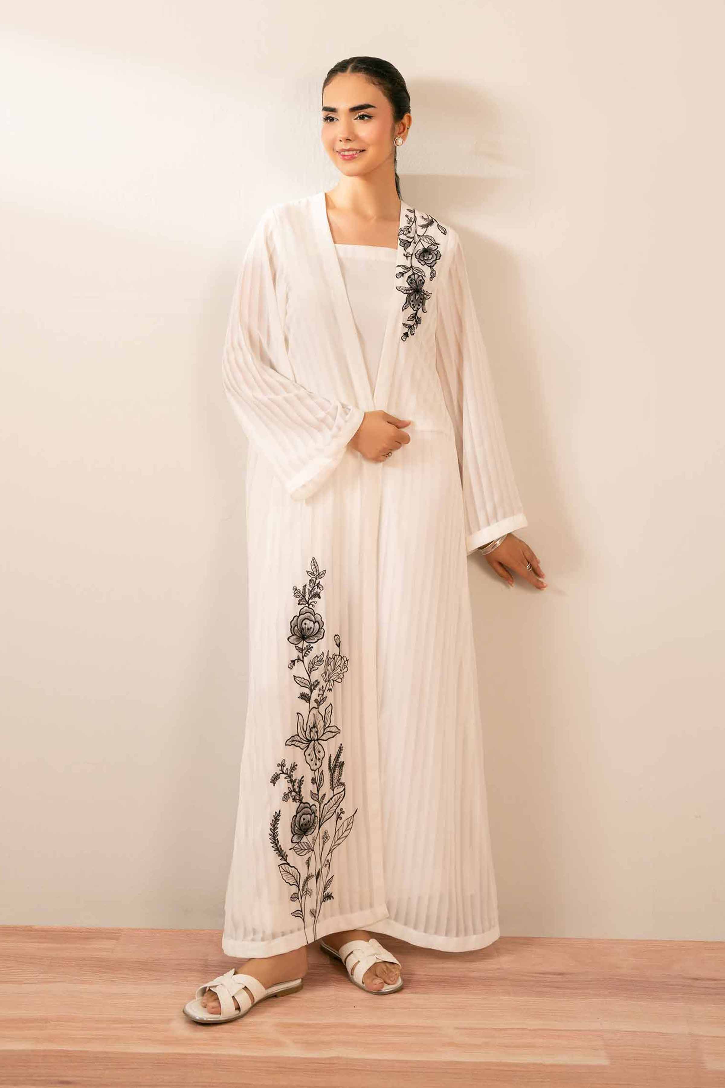 3 Piece - Embroidered Suit - FS25-70