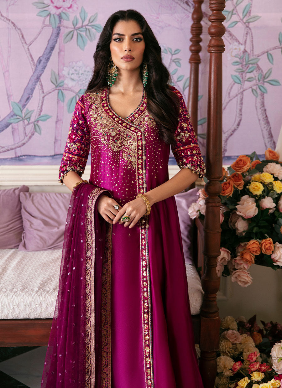 Narina Magenta Kalidaar And Dupatta