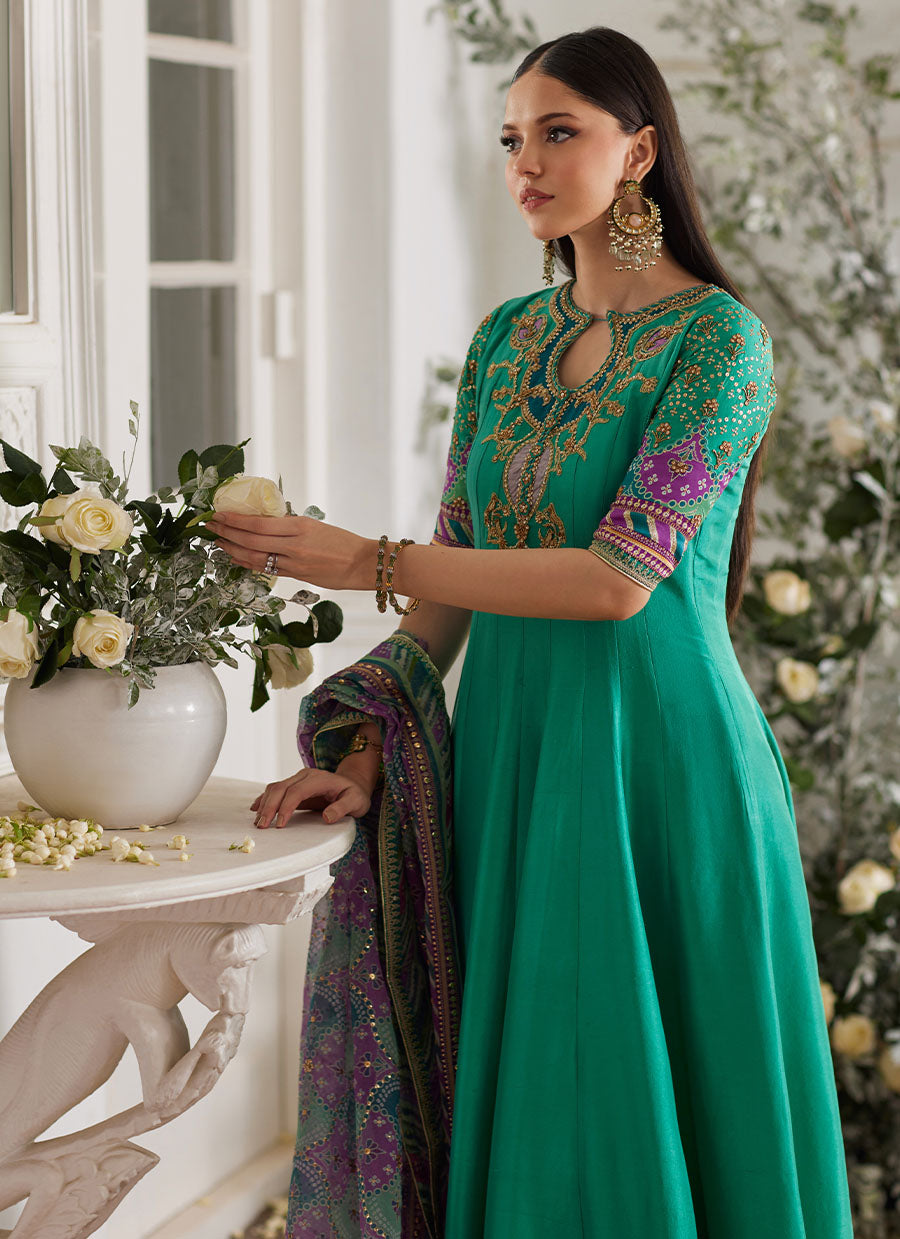 Ilyana Sea Green Kalidaar - FTA-MFLP24-02