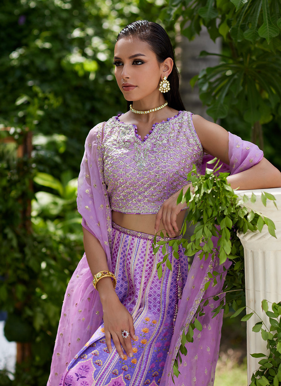 Ferazia Embellished Lehenga Choli and Dupatta