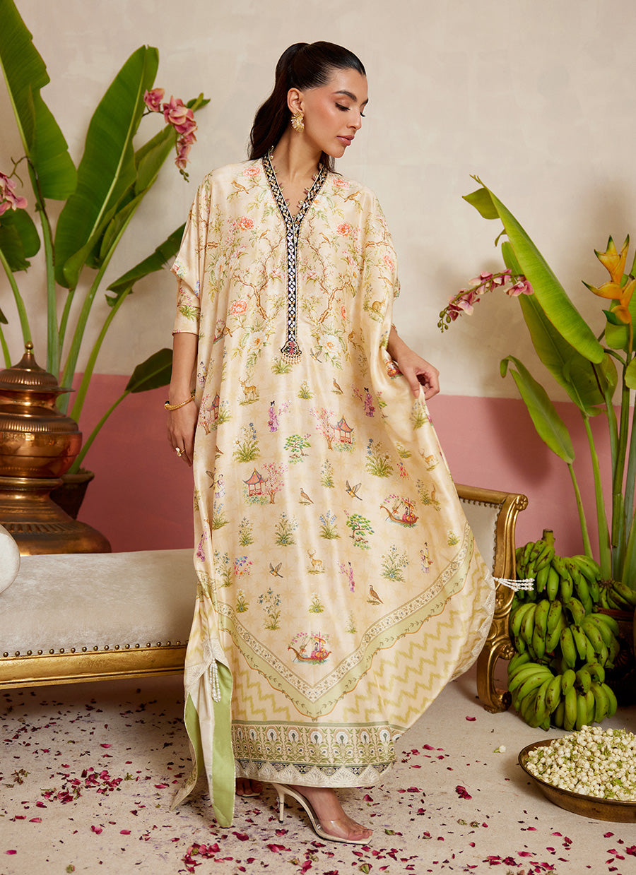 Daine Cream Kaftan