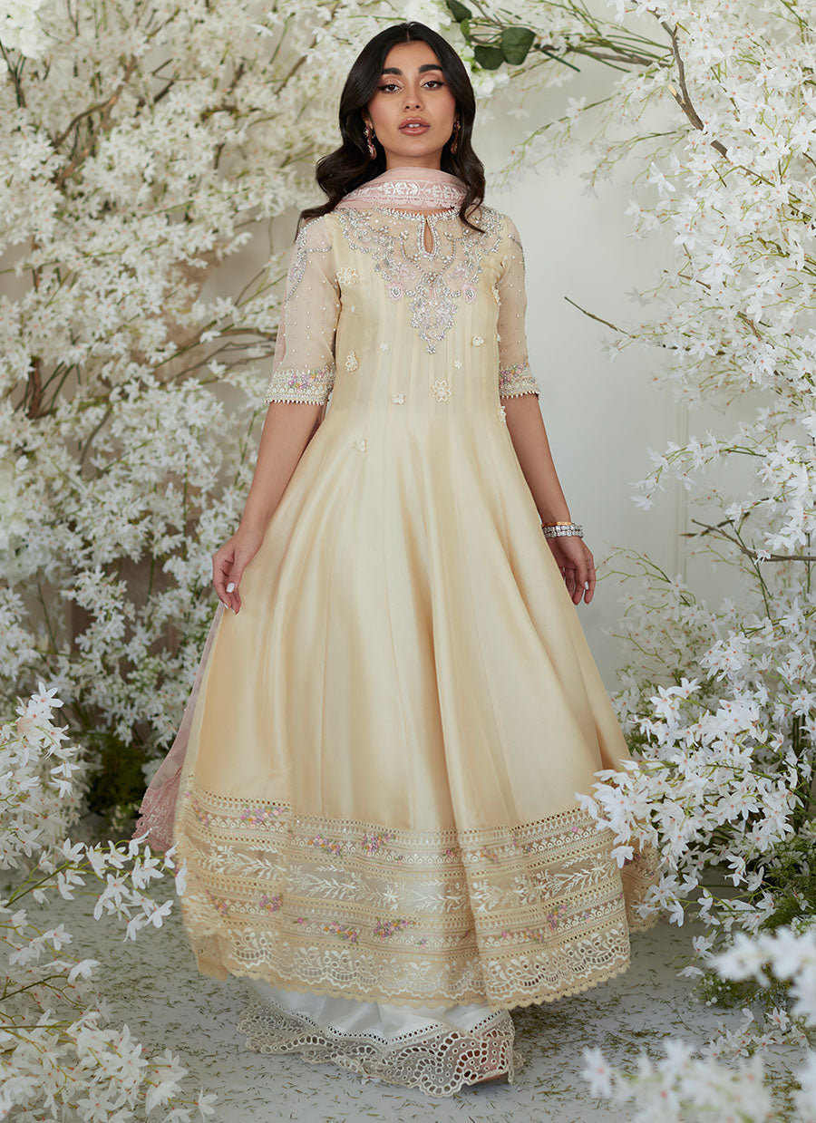 Pomello Lemon Kalidaar and Dupatta - FTA-SLPZ23-08