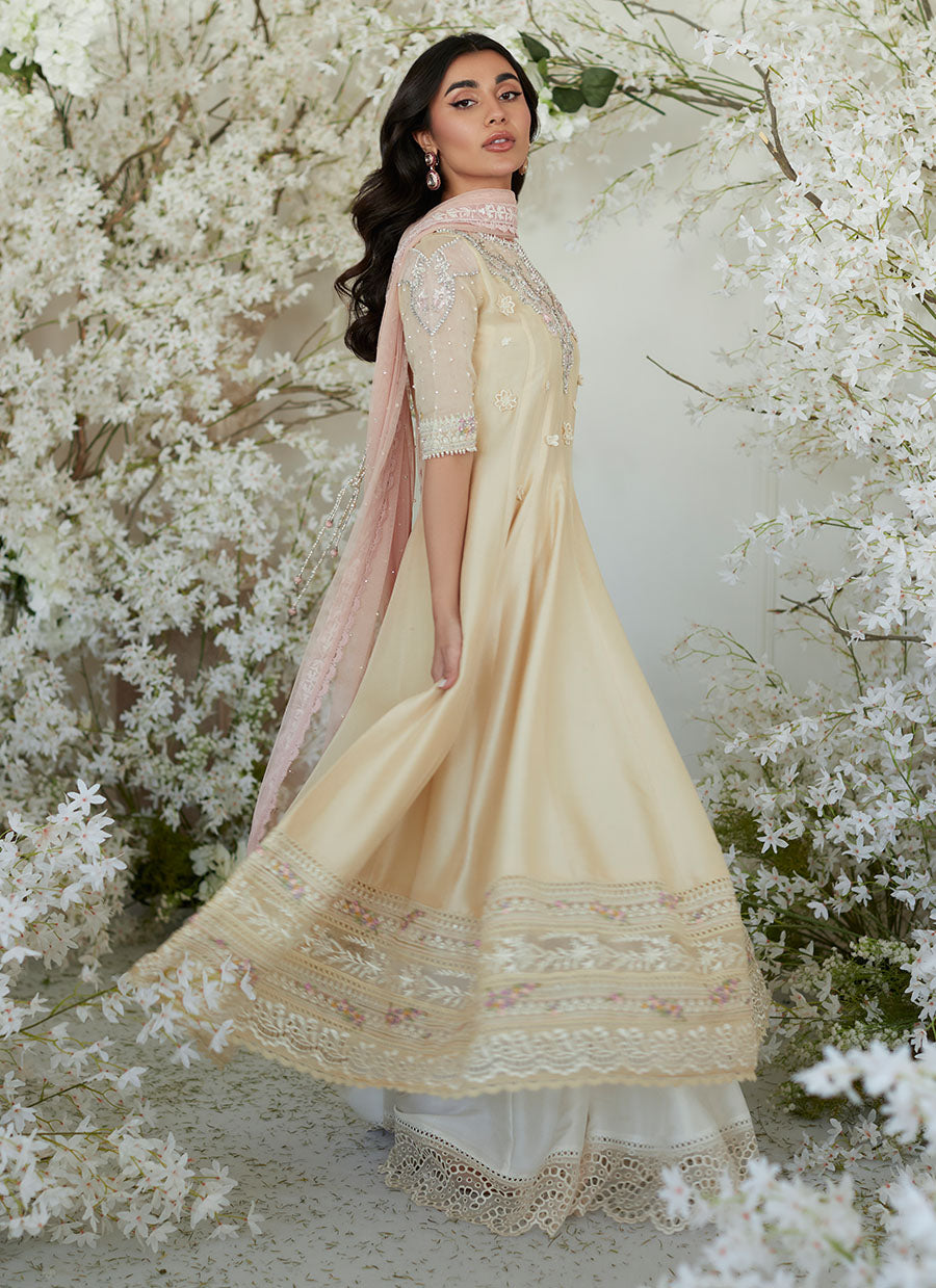 Pomello Lemon Kalidaar and Dupatta - FTA-SLPZ23-08