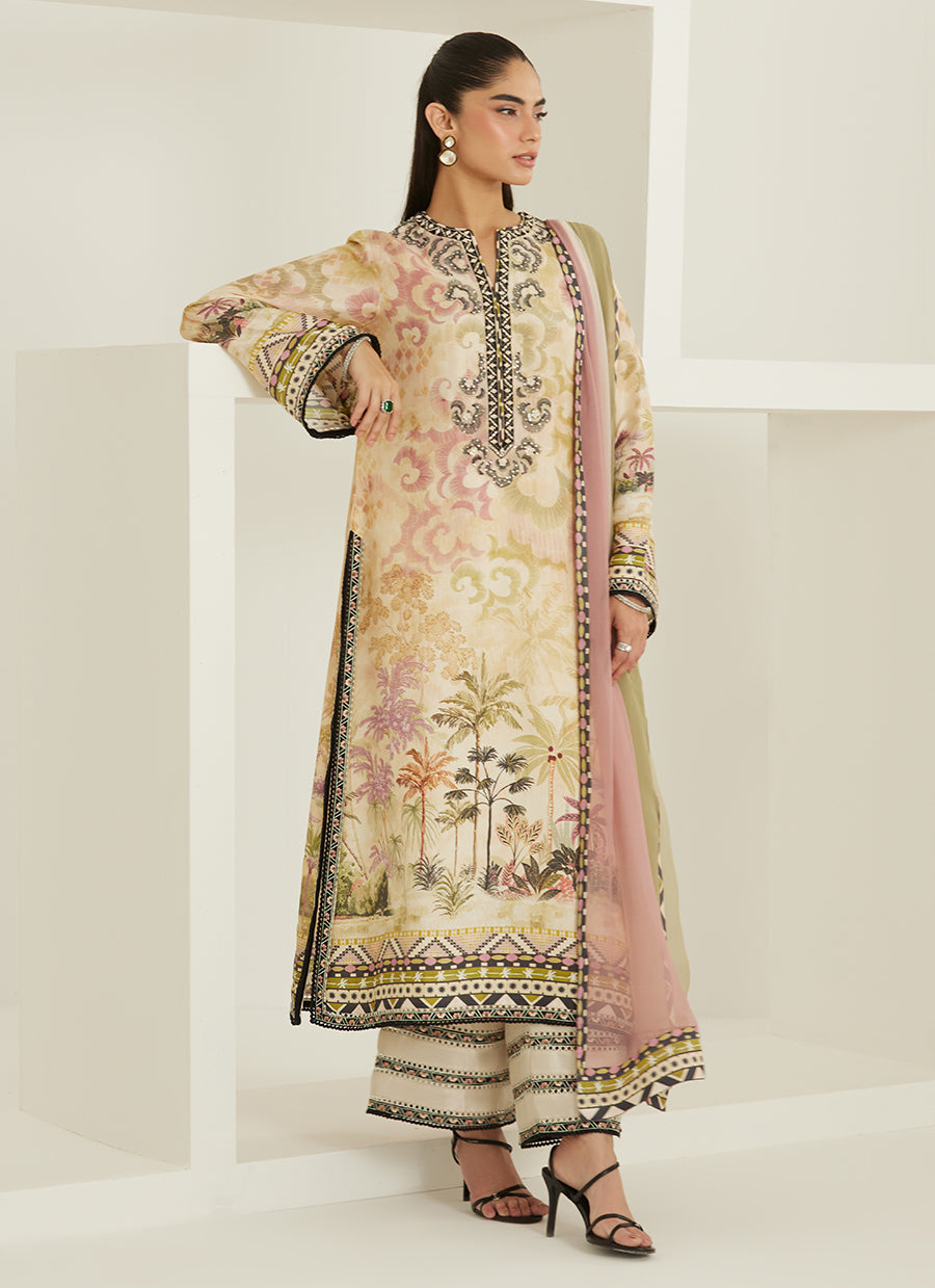 Zoey Shirt And Dupatta