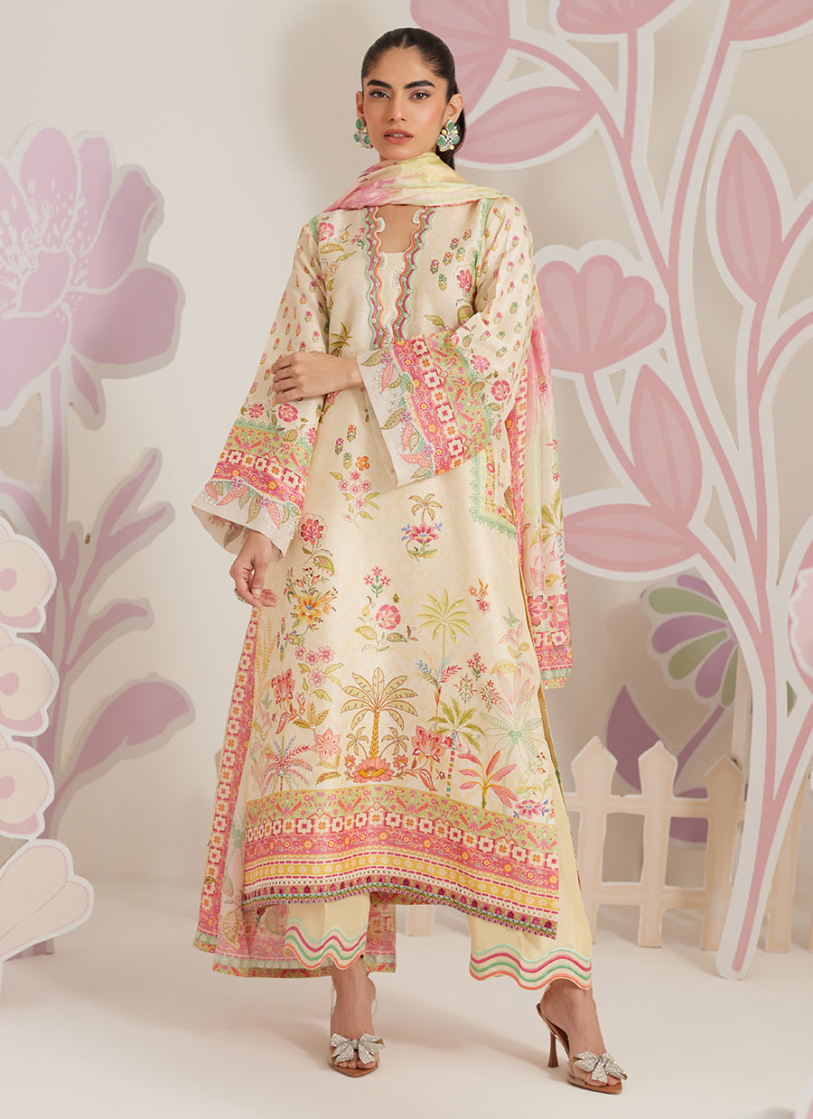 Zelara Shirt And Dupatta