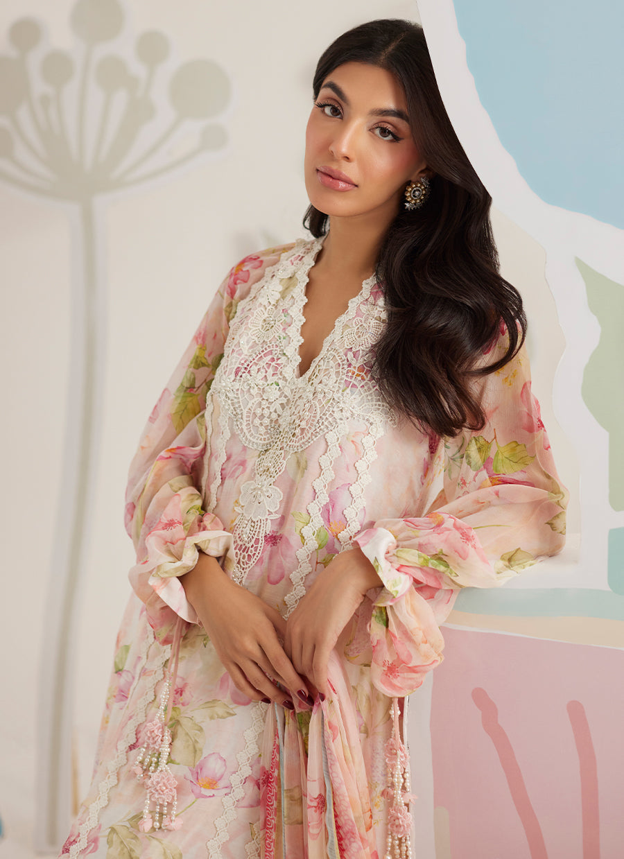 Rielle Shirt And Dupatta - FTAFF26-17