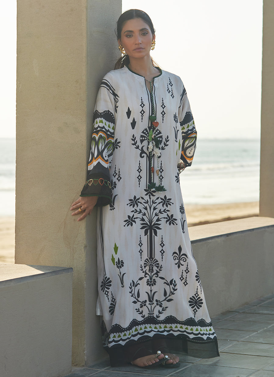 Zenya Crepe Kaftan