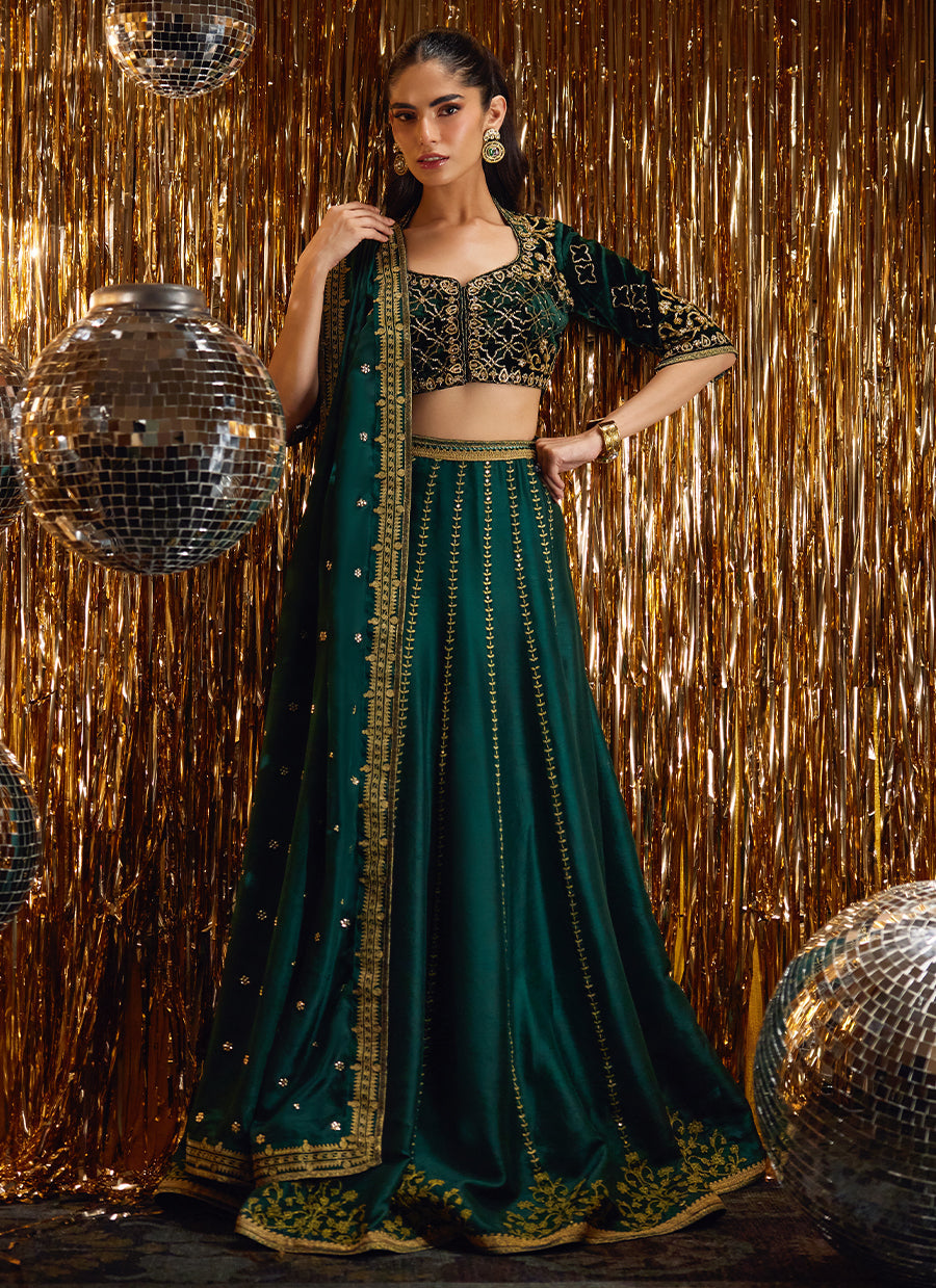 Sera Emerald Lehnga Choli