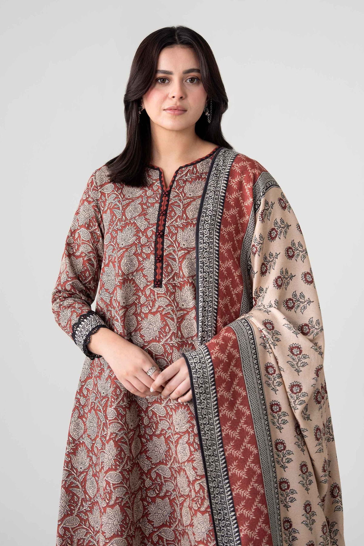 3 Piece - Printed Suit - FTB-COM-47