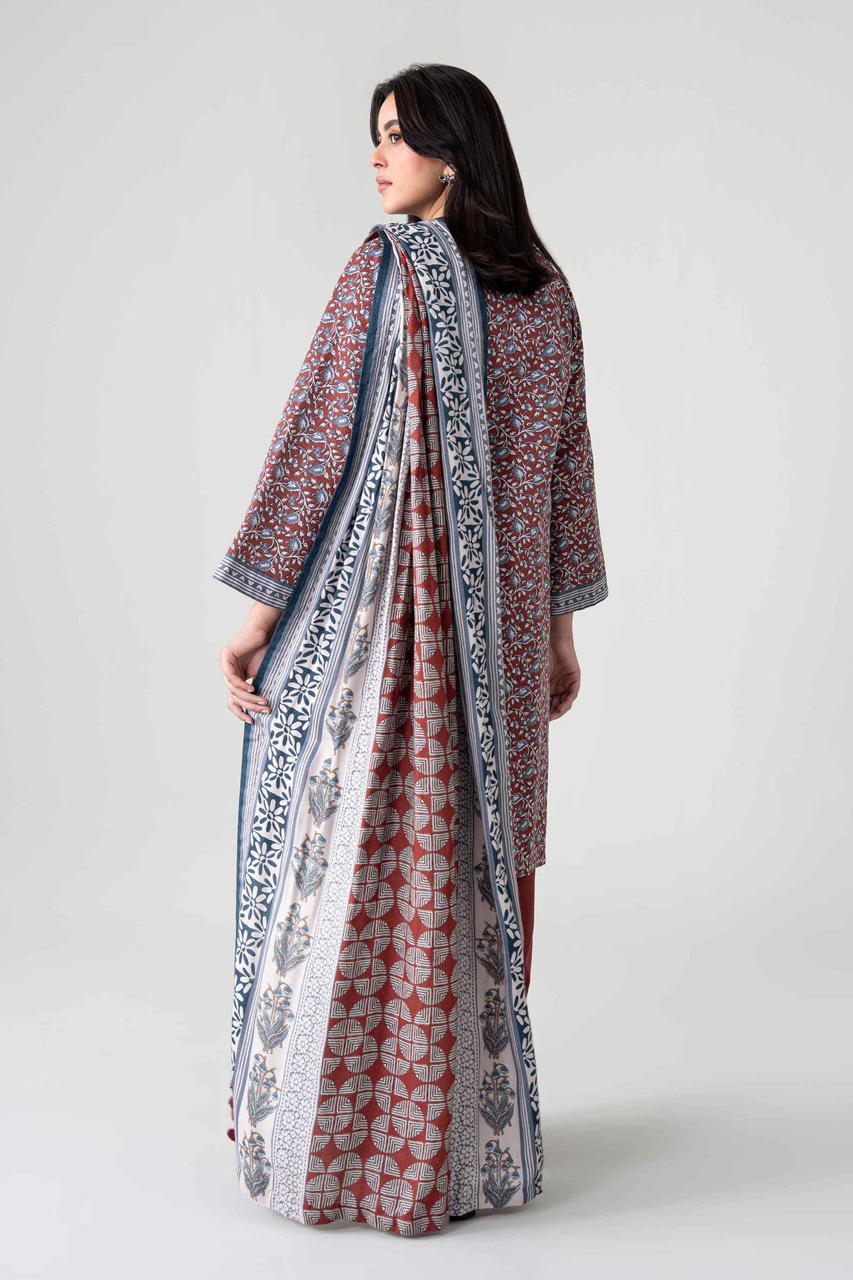 3 Piece - Printed Suit - FTB-COM-48