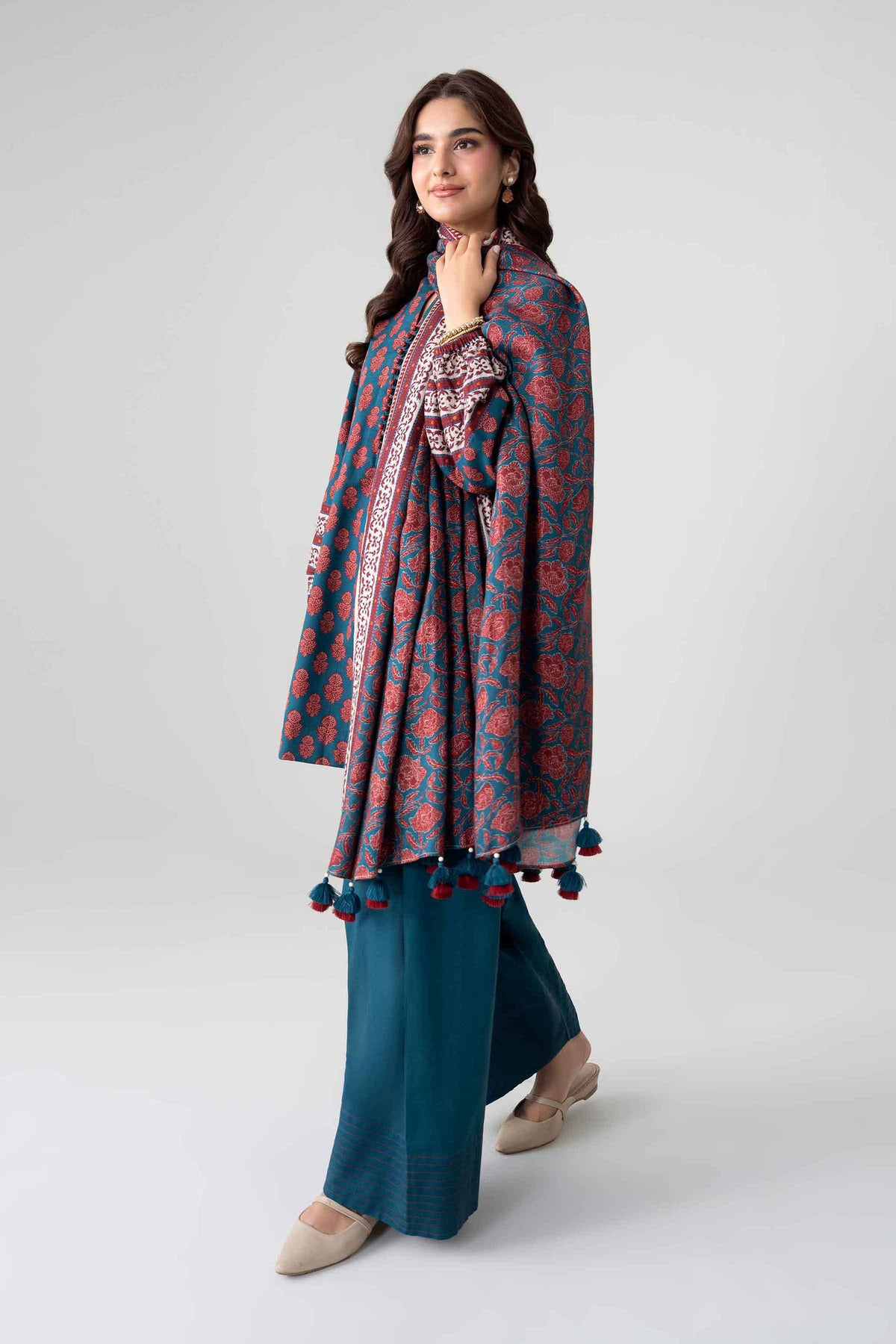 3 Piece - Printed Suit - FTB-COM-49