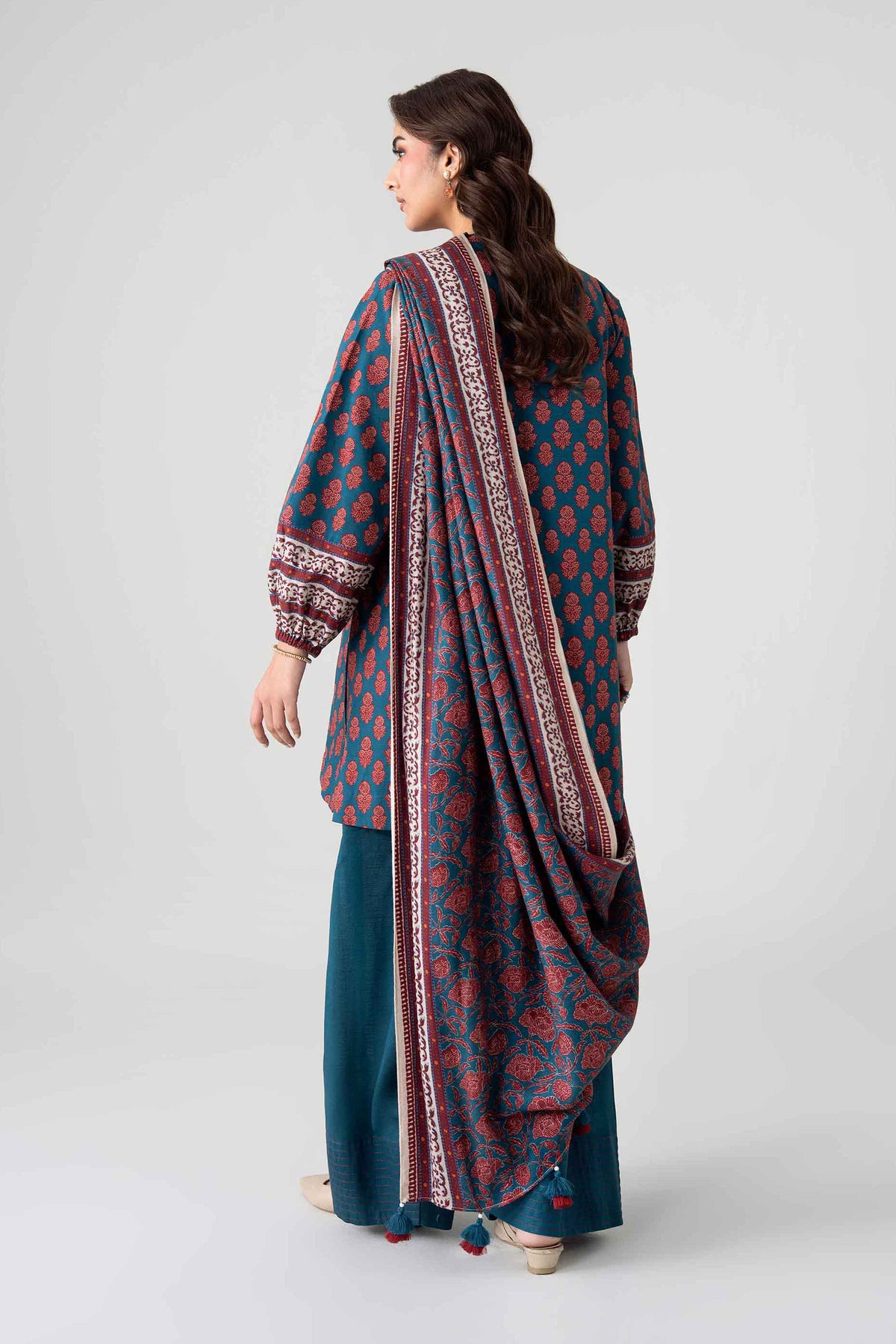 3 Piece - Printed Suit - FTB-COM-49