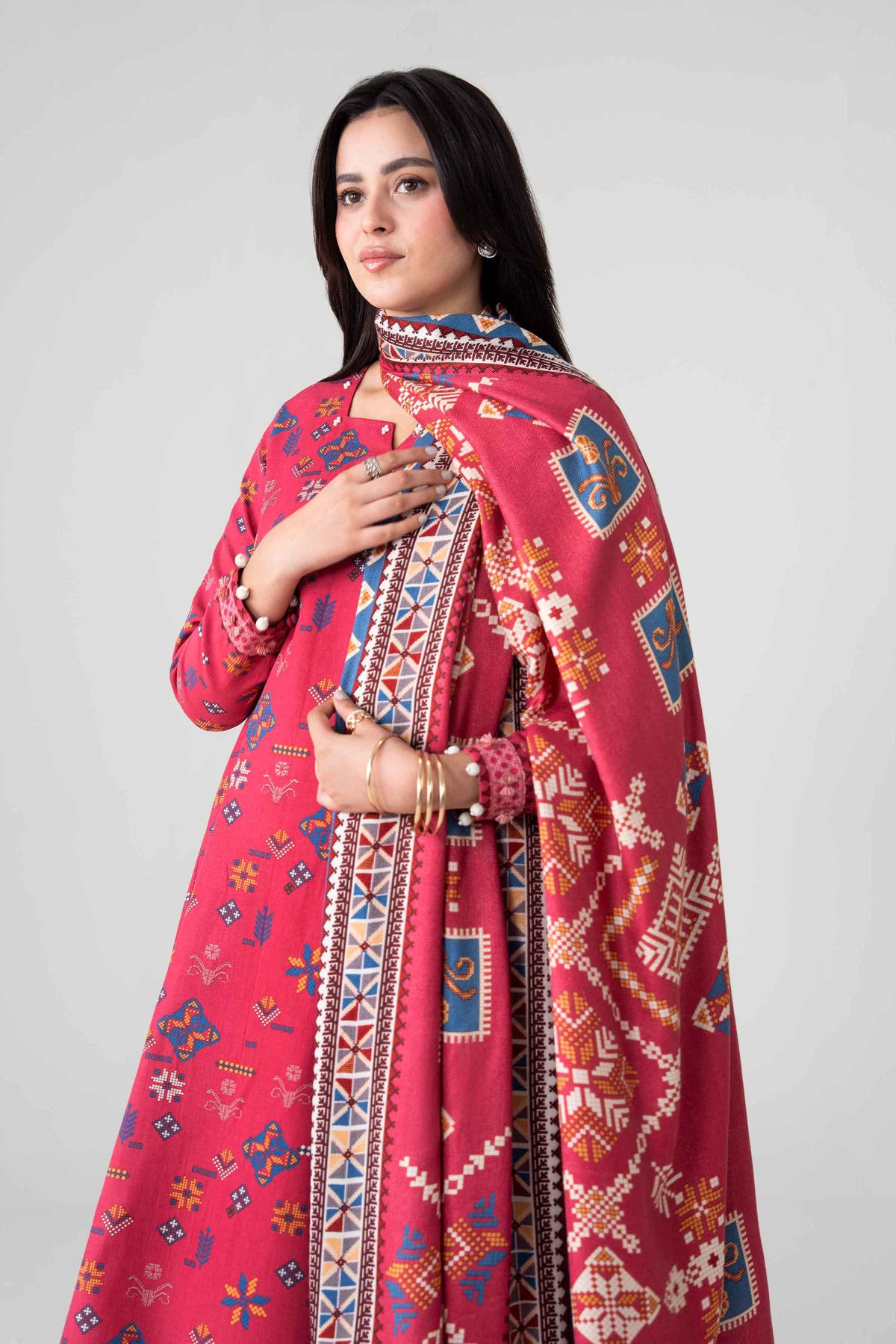 3 Piece - Printed Suit - FTB-COM-52