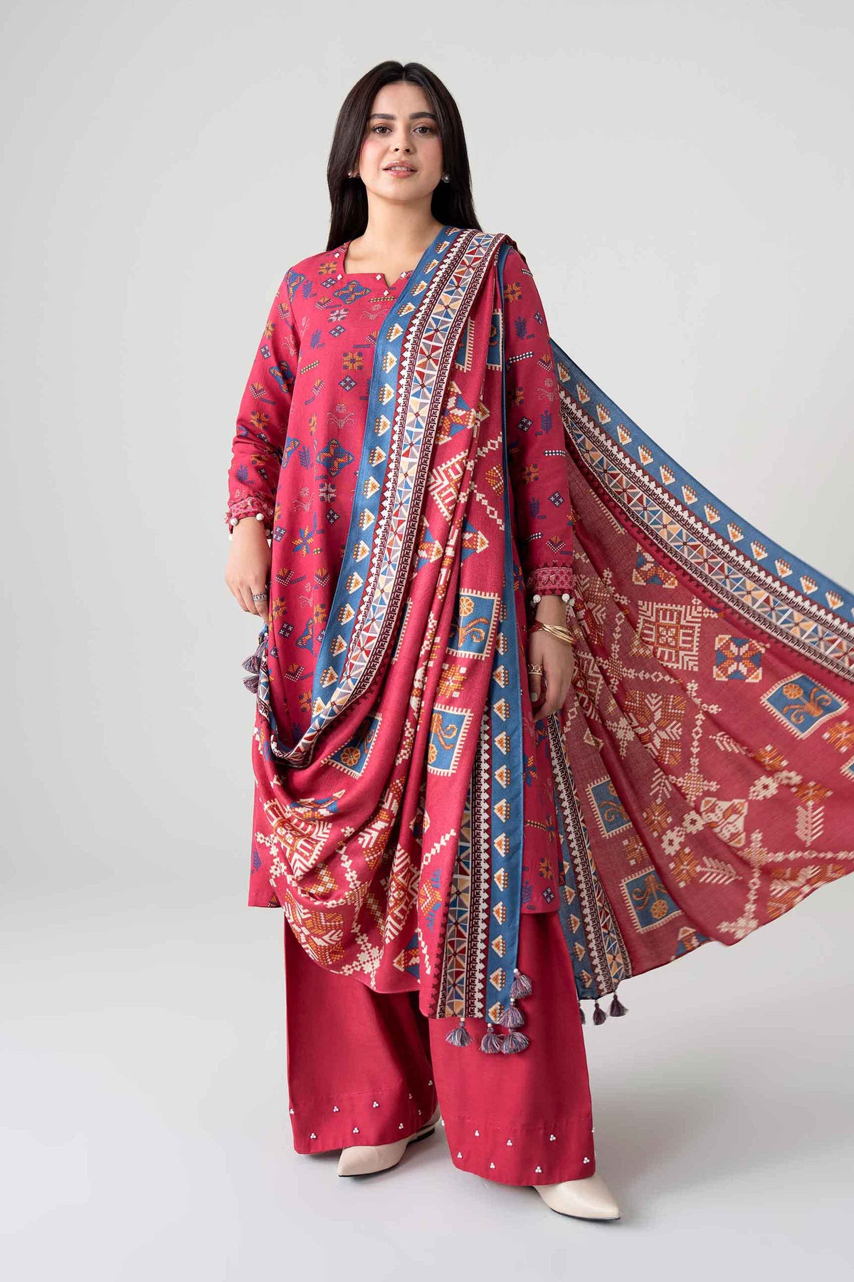 3 Piece - Printed Suit - FTB-COM-52