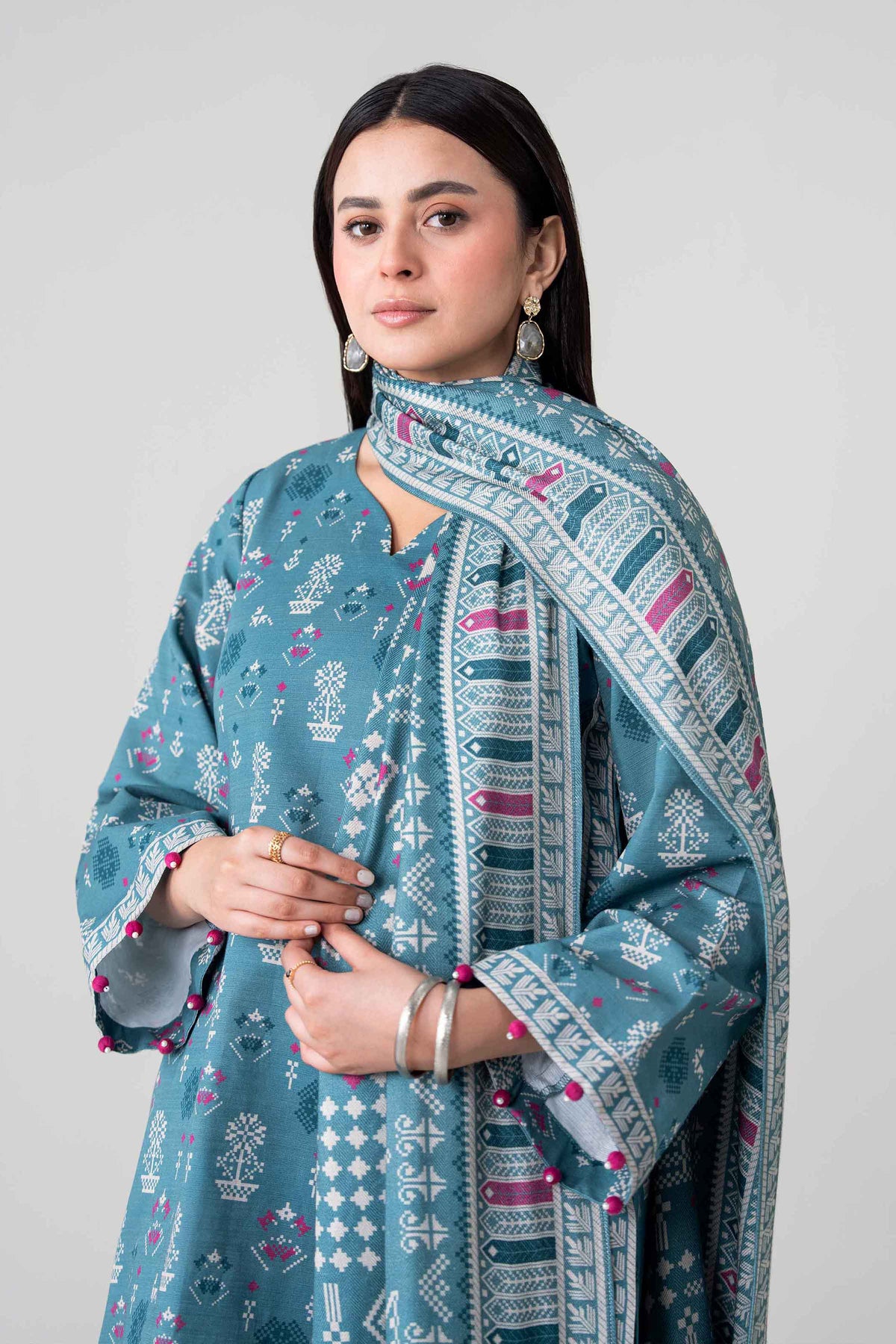 3 Piece - Printed Suit - FTB-COM-53