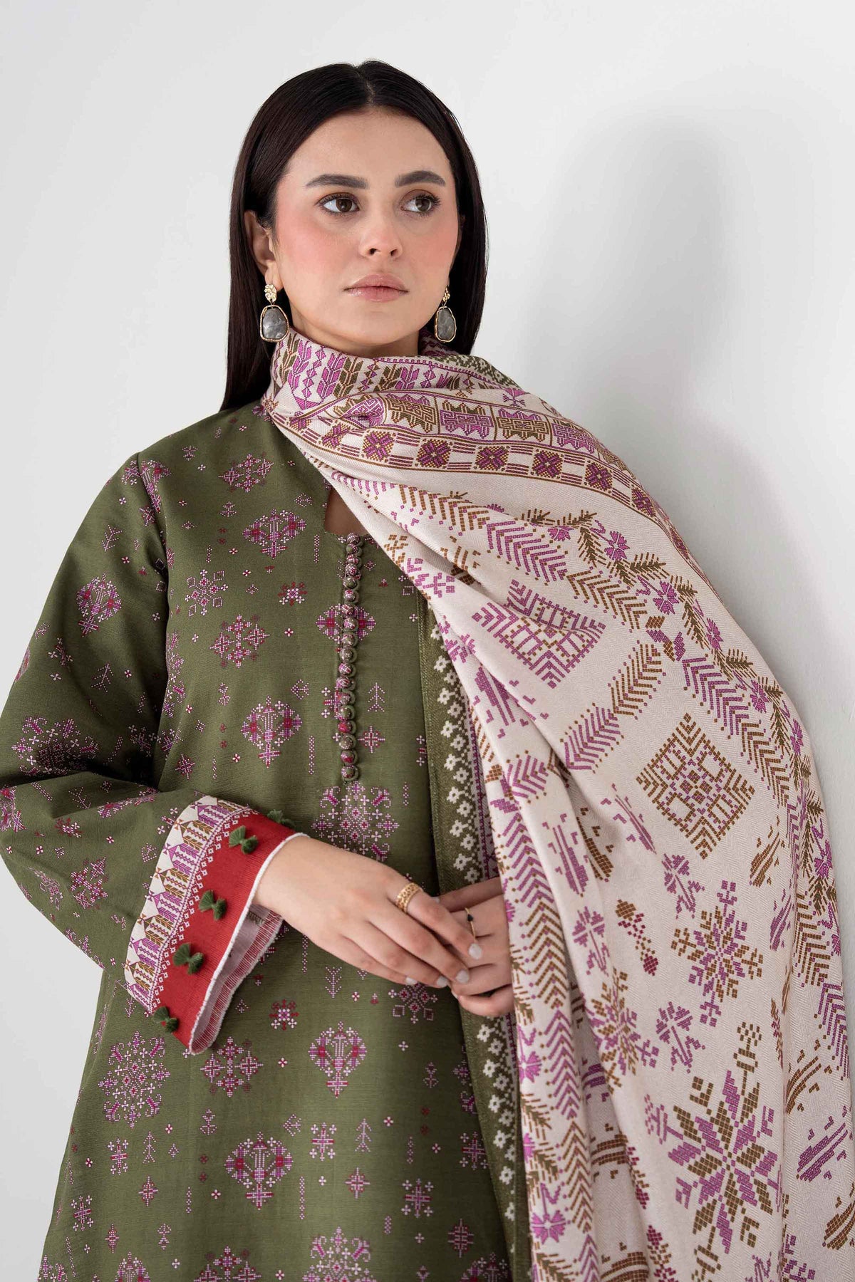 3 Piece - Printed Suit - FTB-COM-55